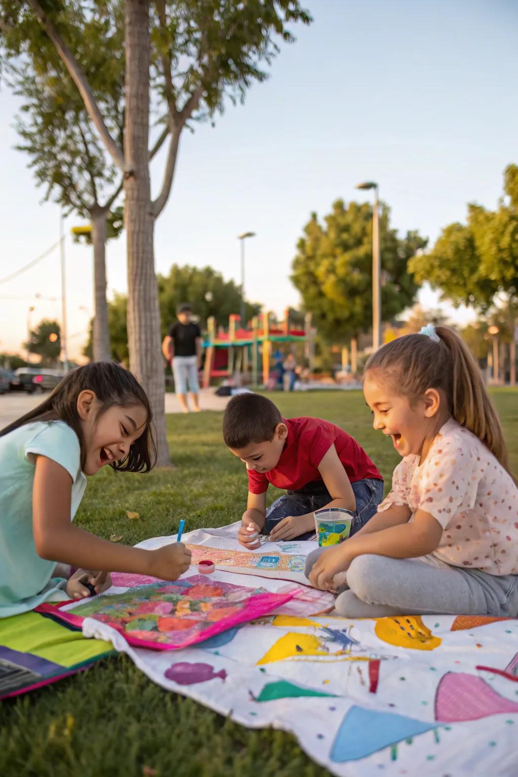 DIY craft spots are a delightful way to keep children entertained.