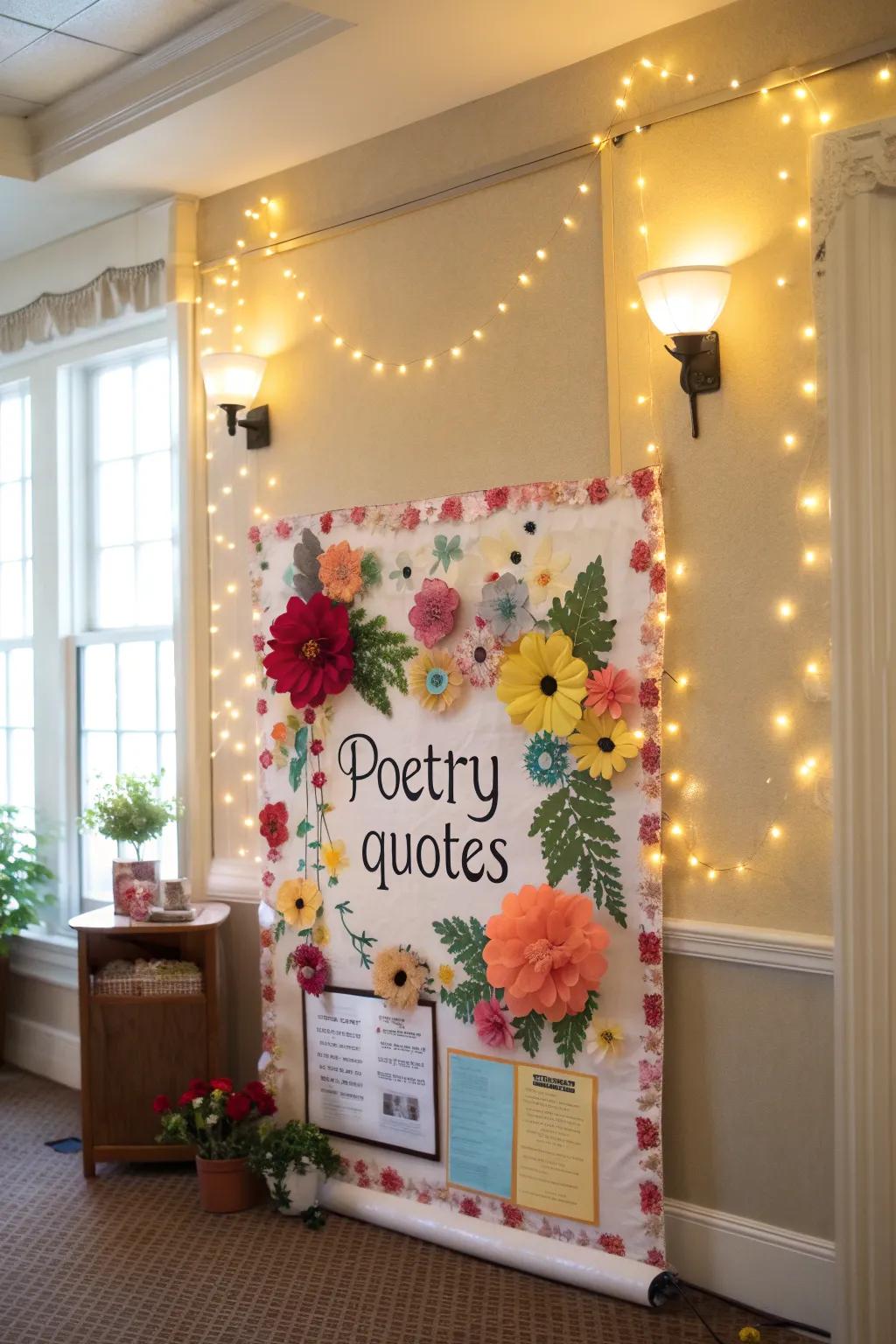 Celebrate the season with a flourishing poetry showcase.
