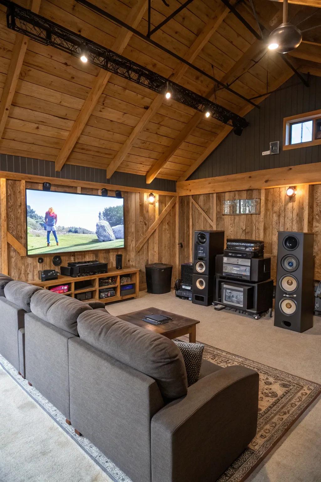 Elevate your sanctuary with an exceptional entertainment setup.