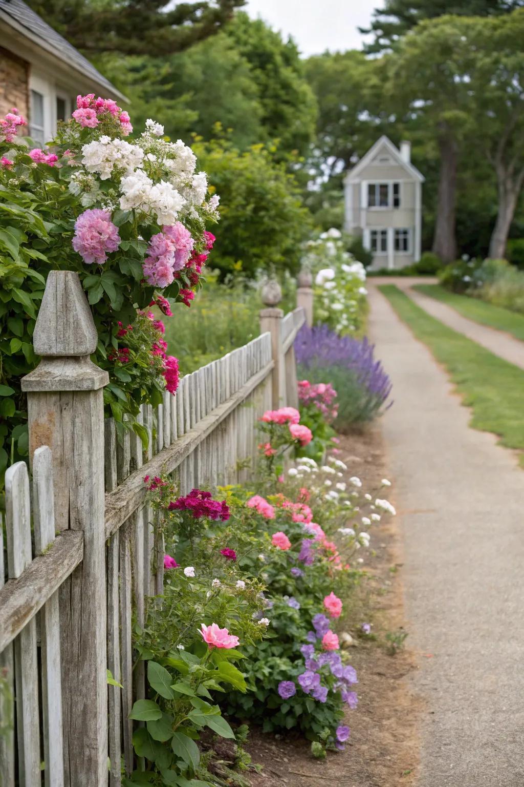 A timber partition bestowing seclusion and an intimate sensation to the yard.