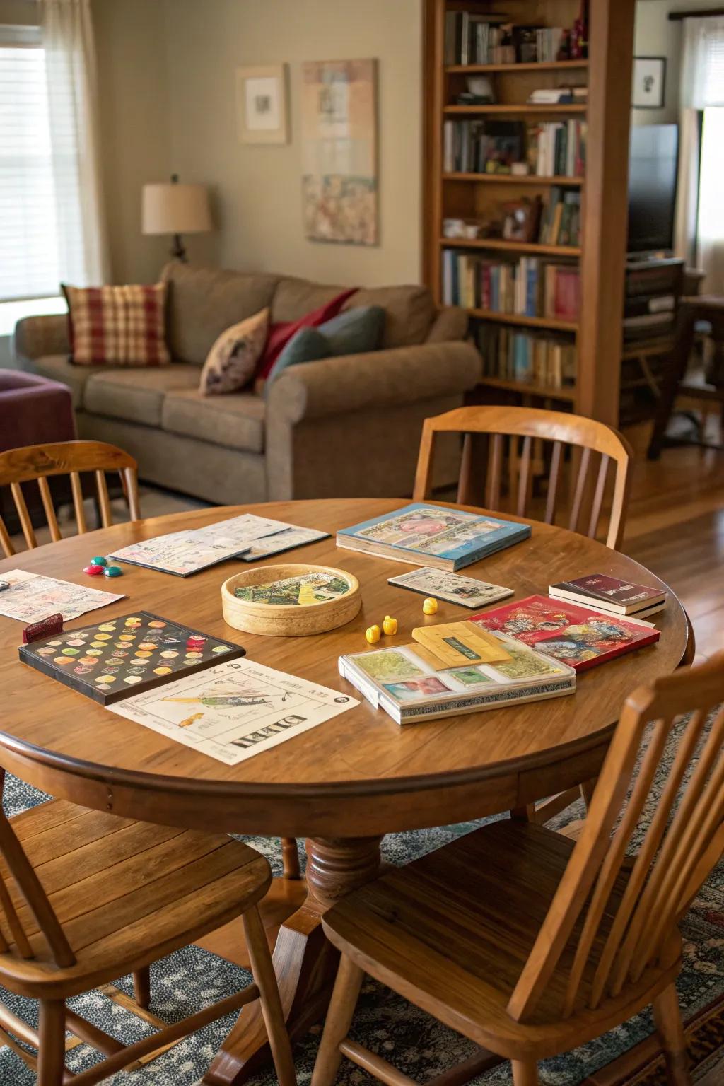 Game night central for endless hours of fun.