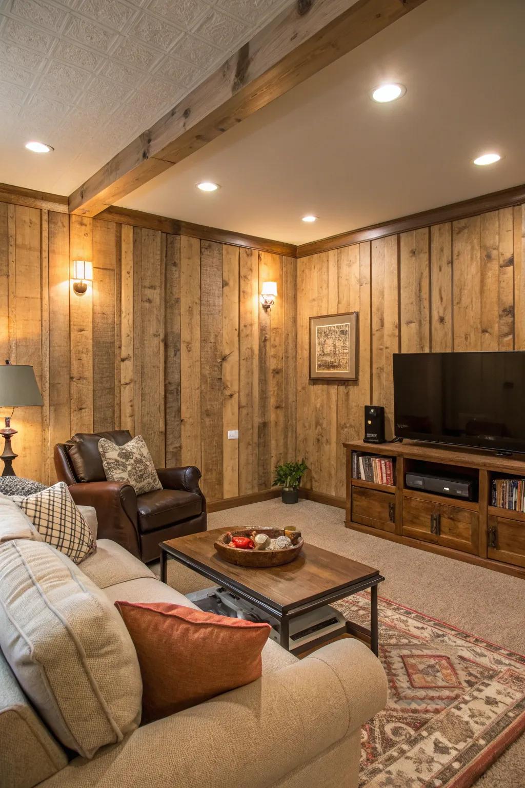 With detachable wall panels, you can create a cozy atmosphere.