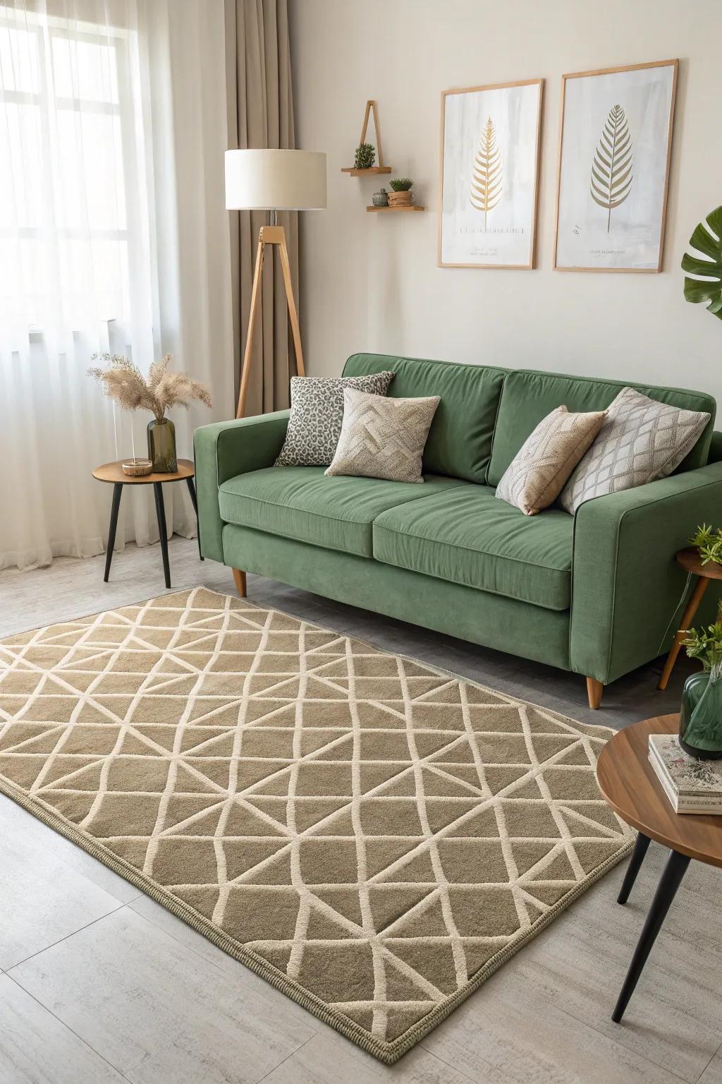 Shaped outlines append a contemporary impression to any space.