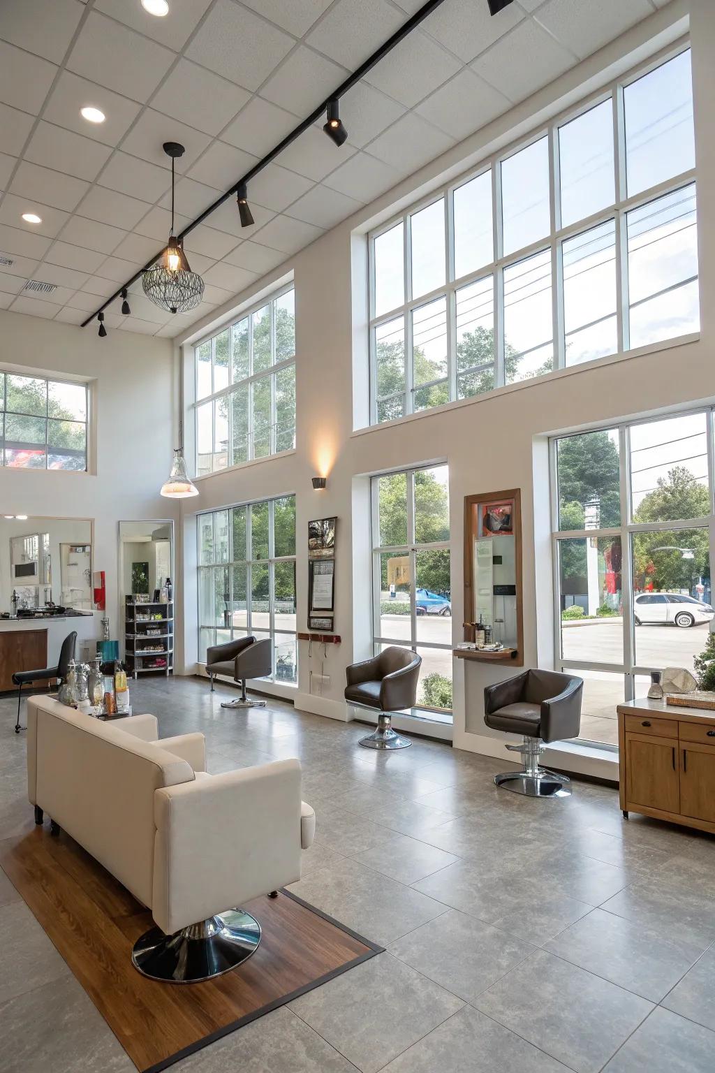 An open design that maximizes space and encourages flow.