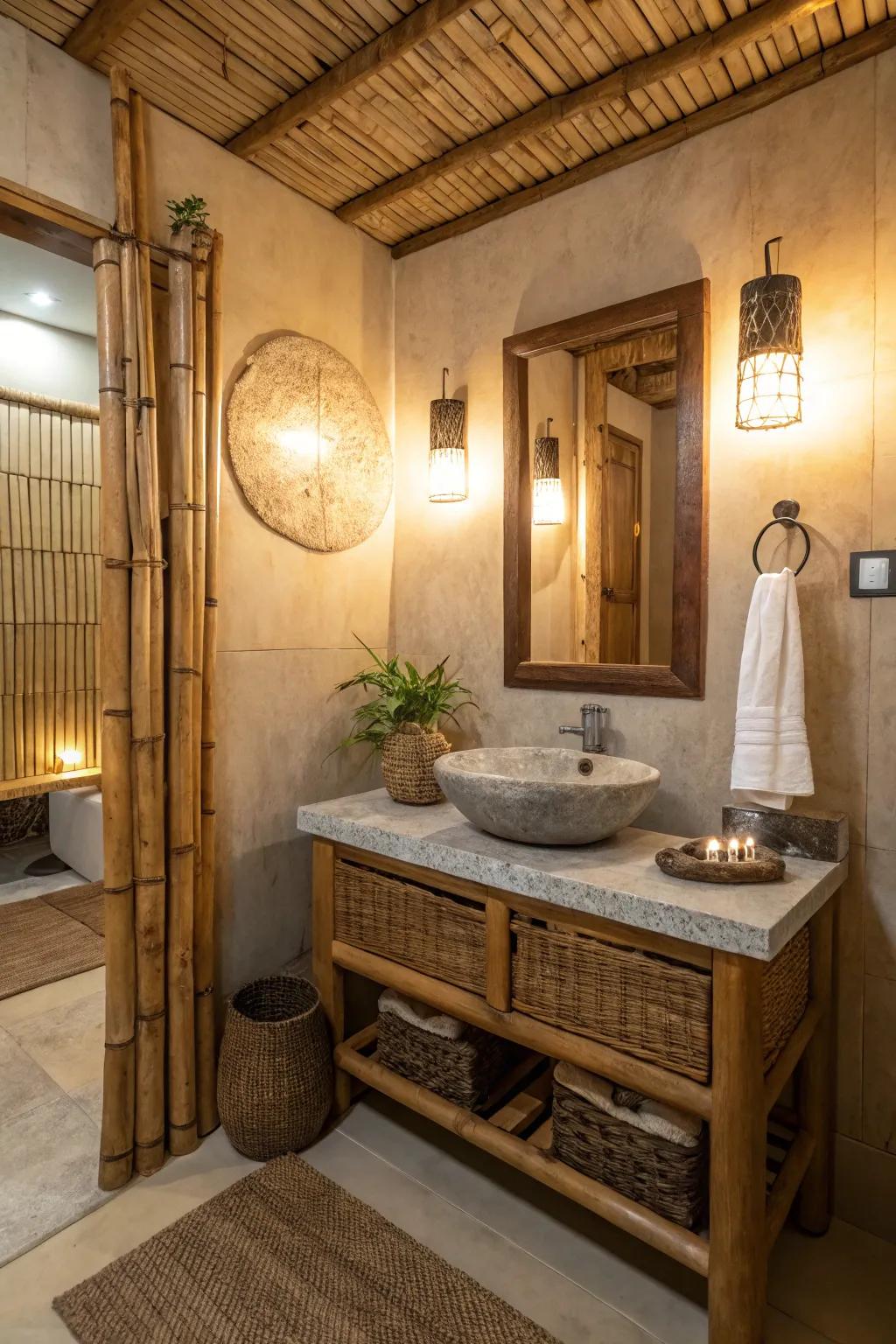 Change your bathroom into a tranquil spa getaway.