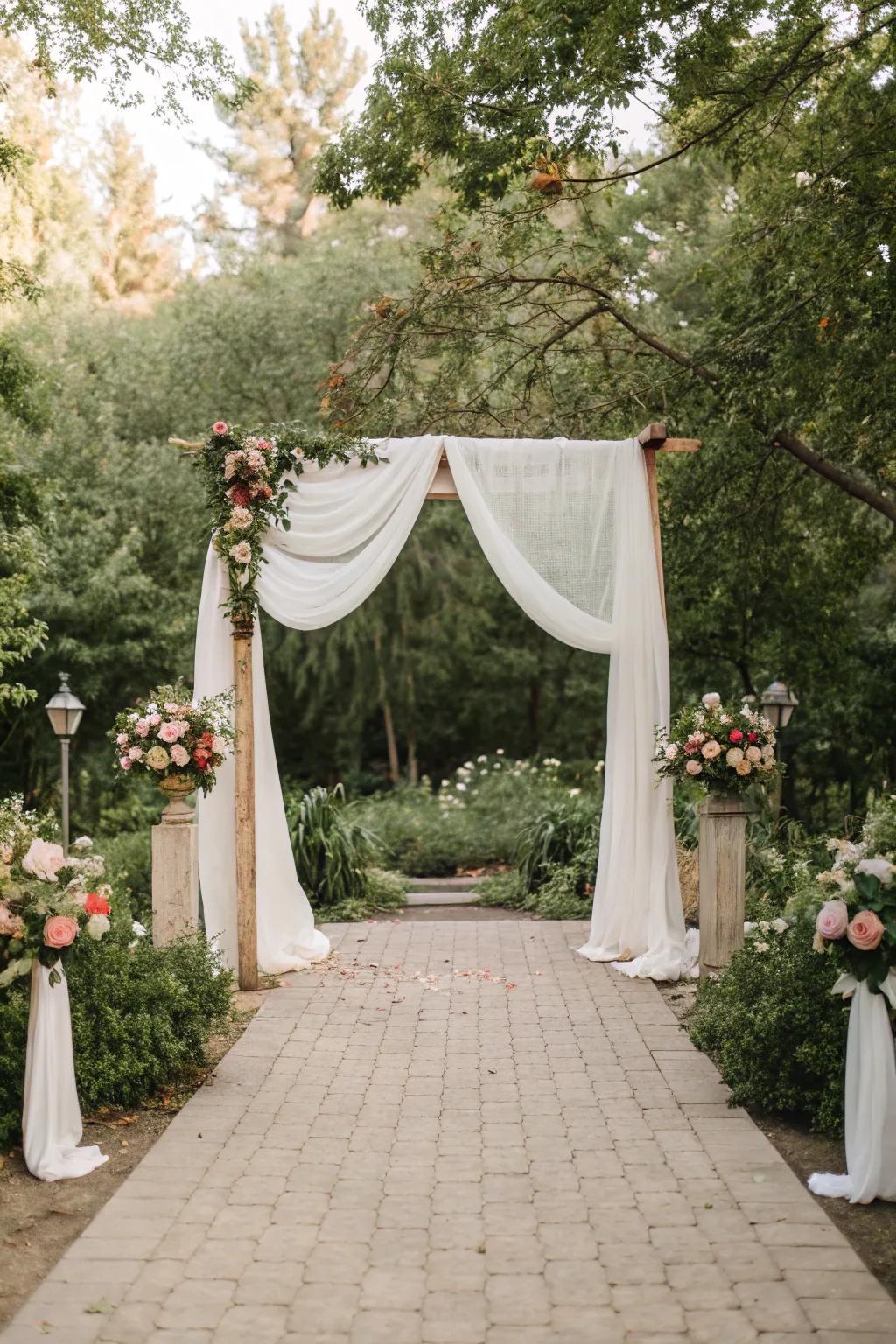 Natural beauty enhanced with minimal decor.
