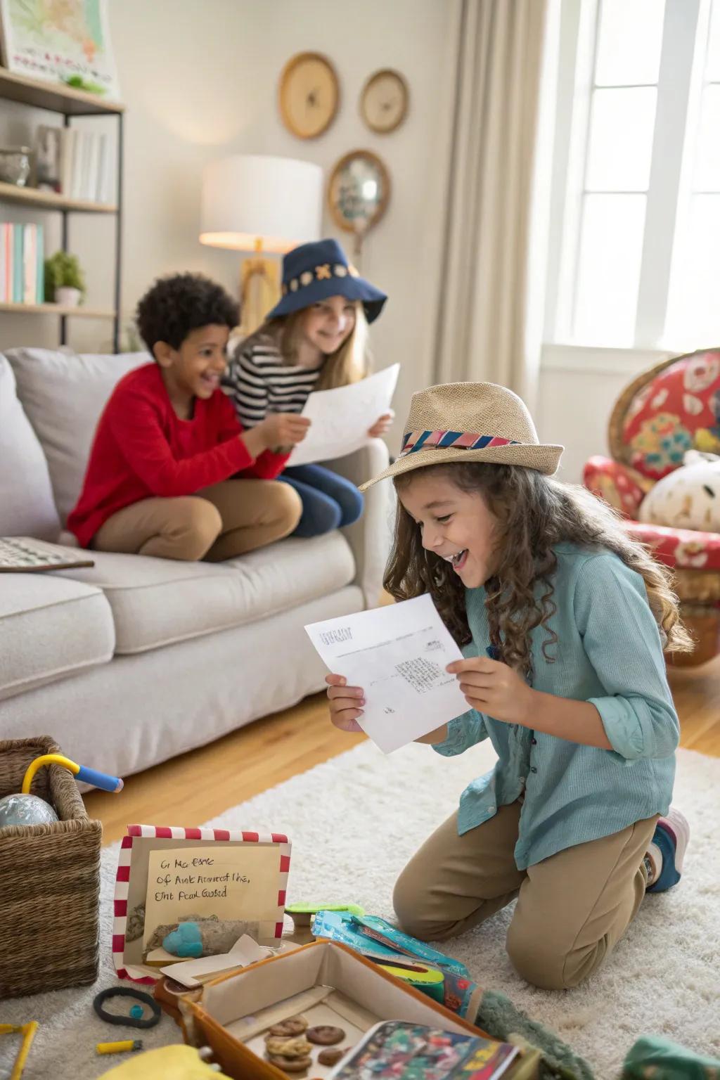 Unleash your inner detective with an exciting scavenger hunt.