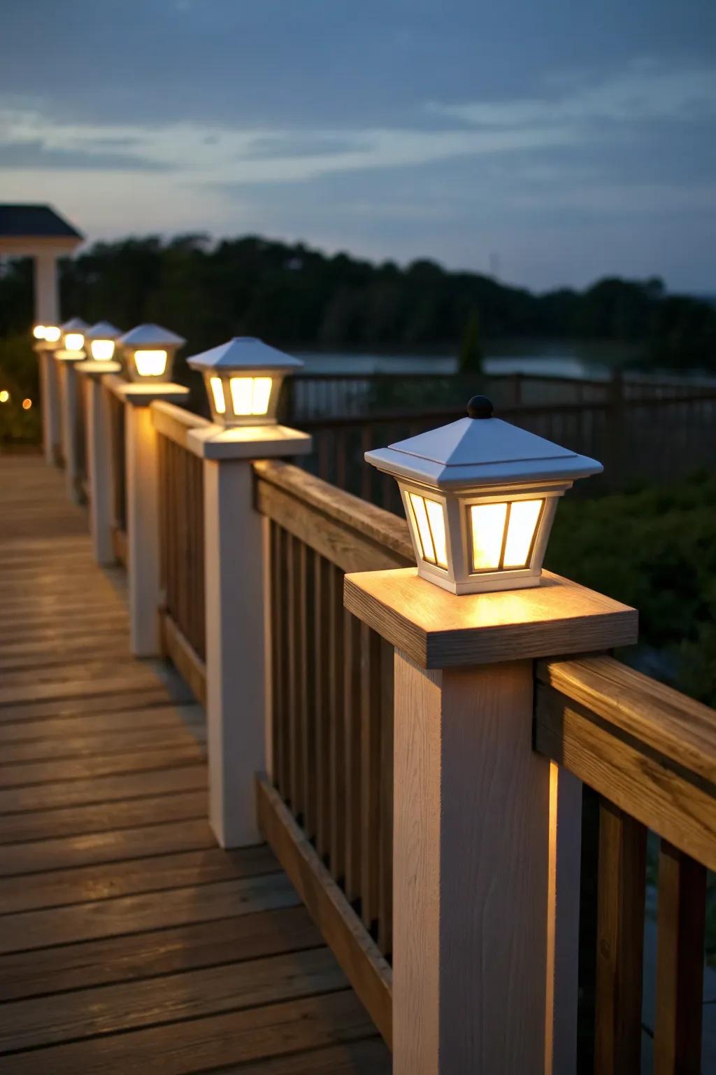 Solar post top lights offer refinement and practicality.