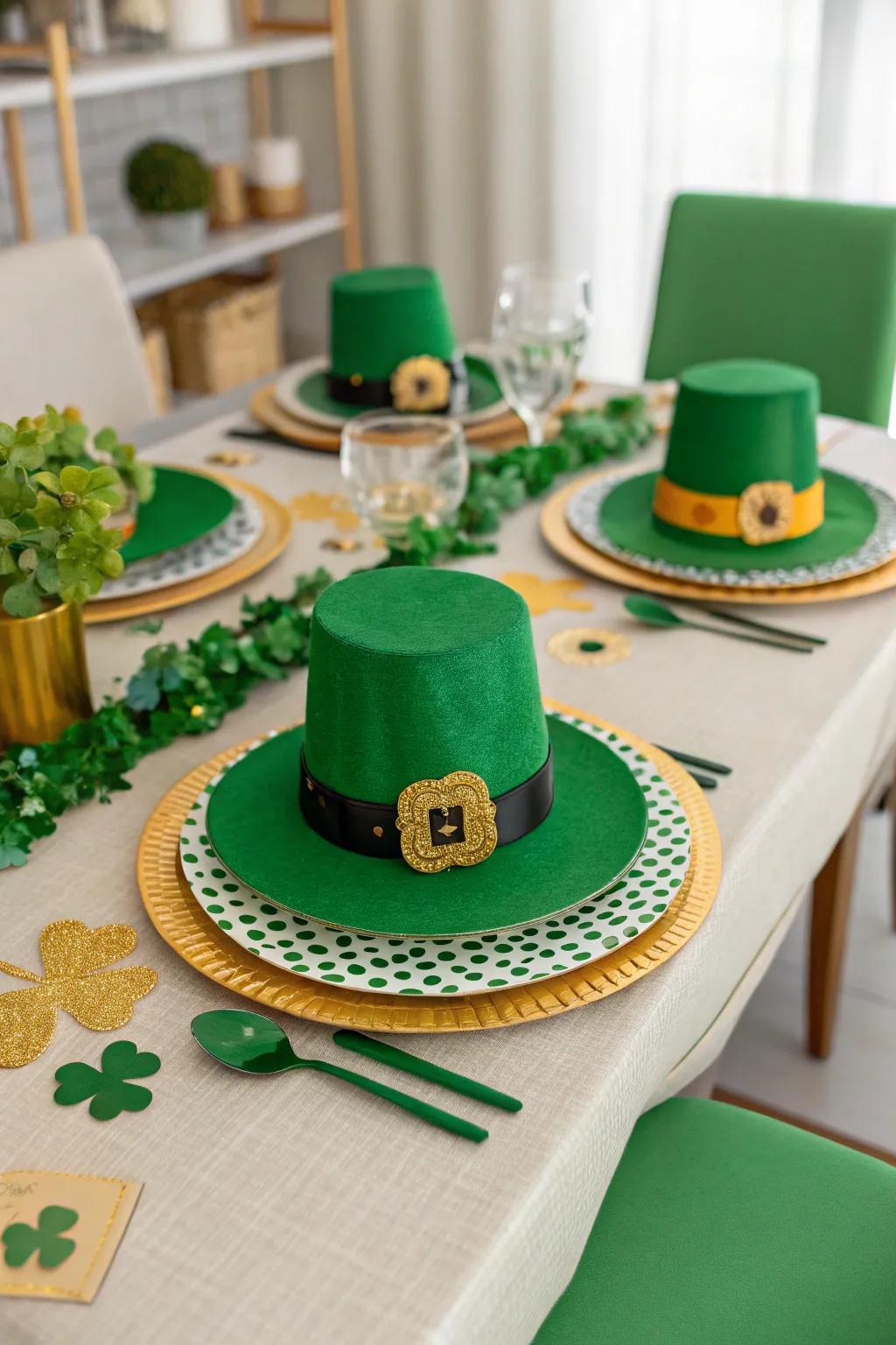 Introduce a whimsical flair to your table using imaginative setups.