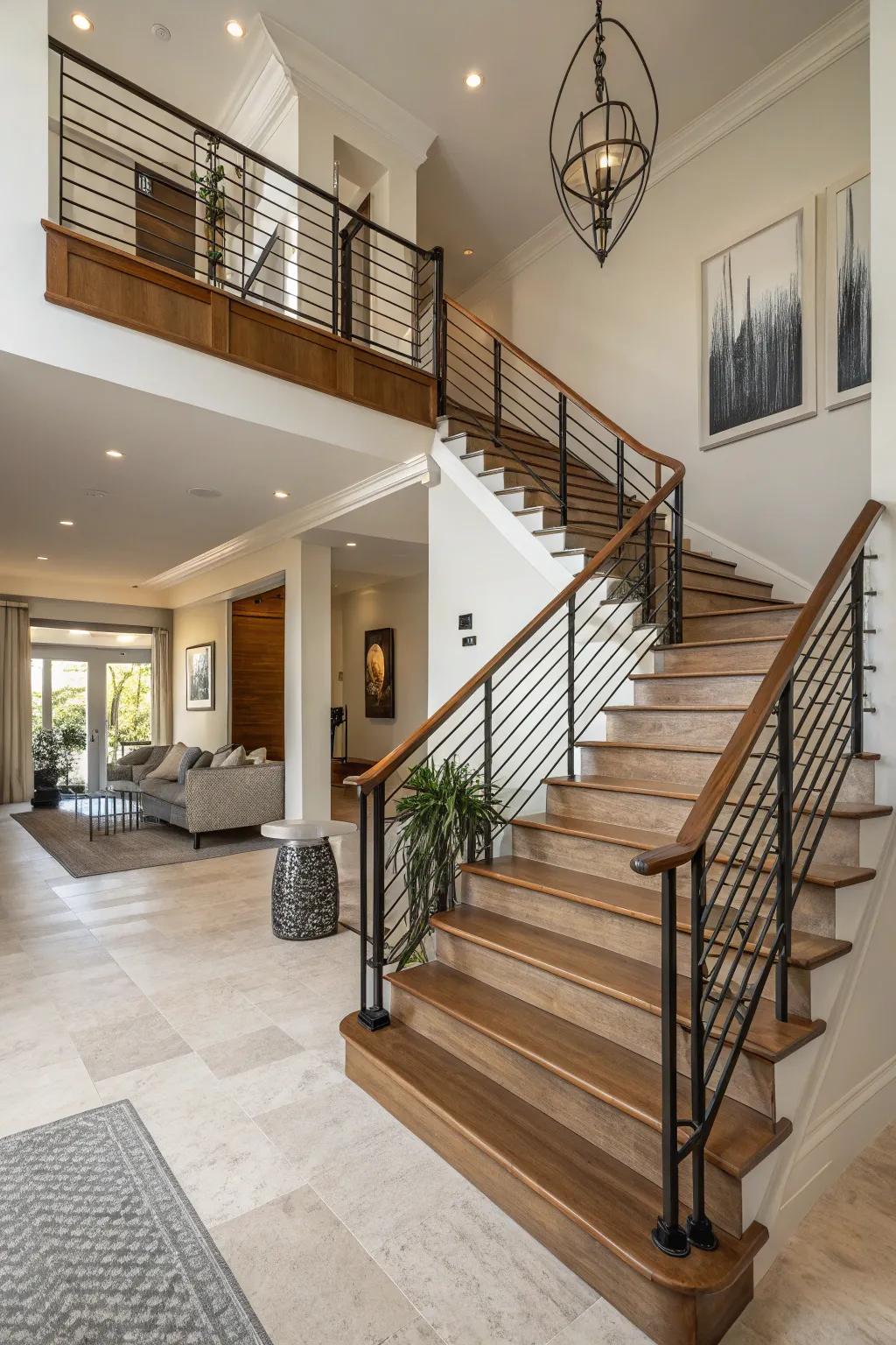 Combined materials offer a seamless mix of tradition and modernity.
