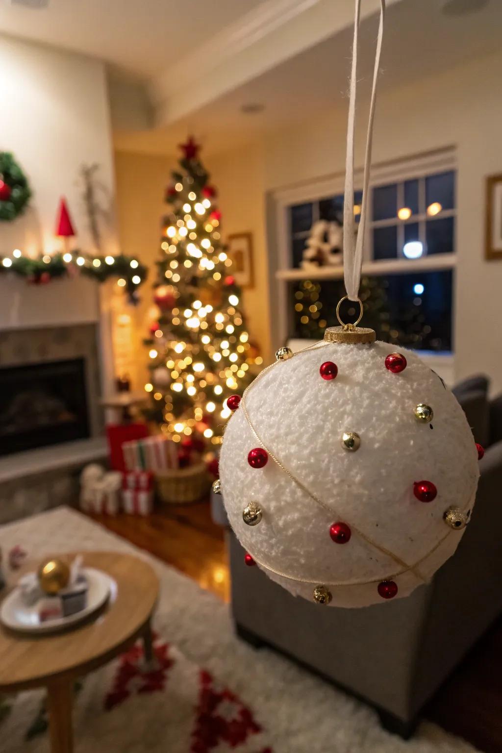Jingle bell ornaments enhance your decor with a spirited acoustic element.