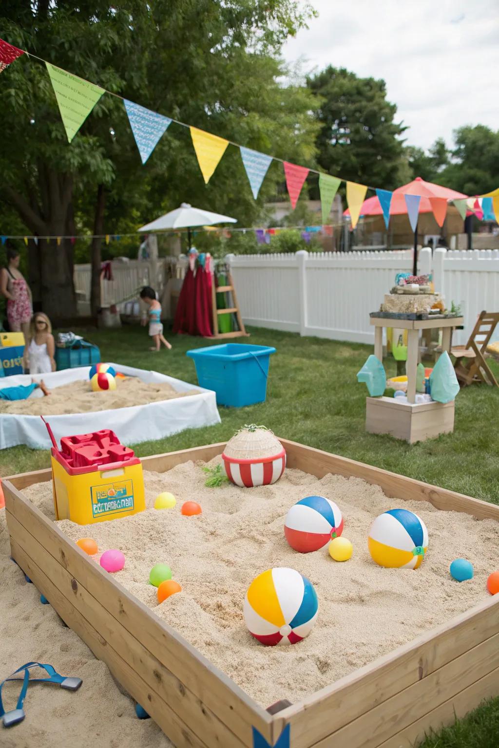 Beach vibes come alive, even without the ocean nearby.