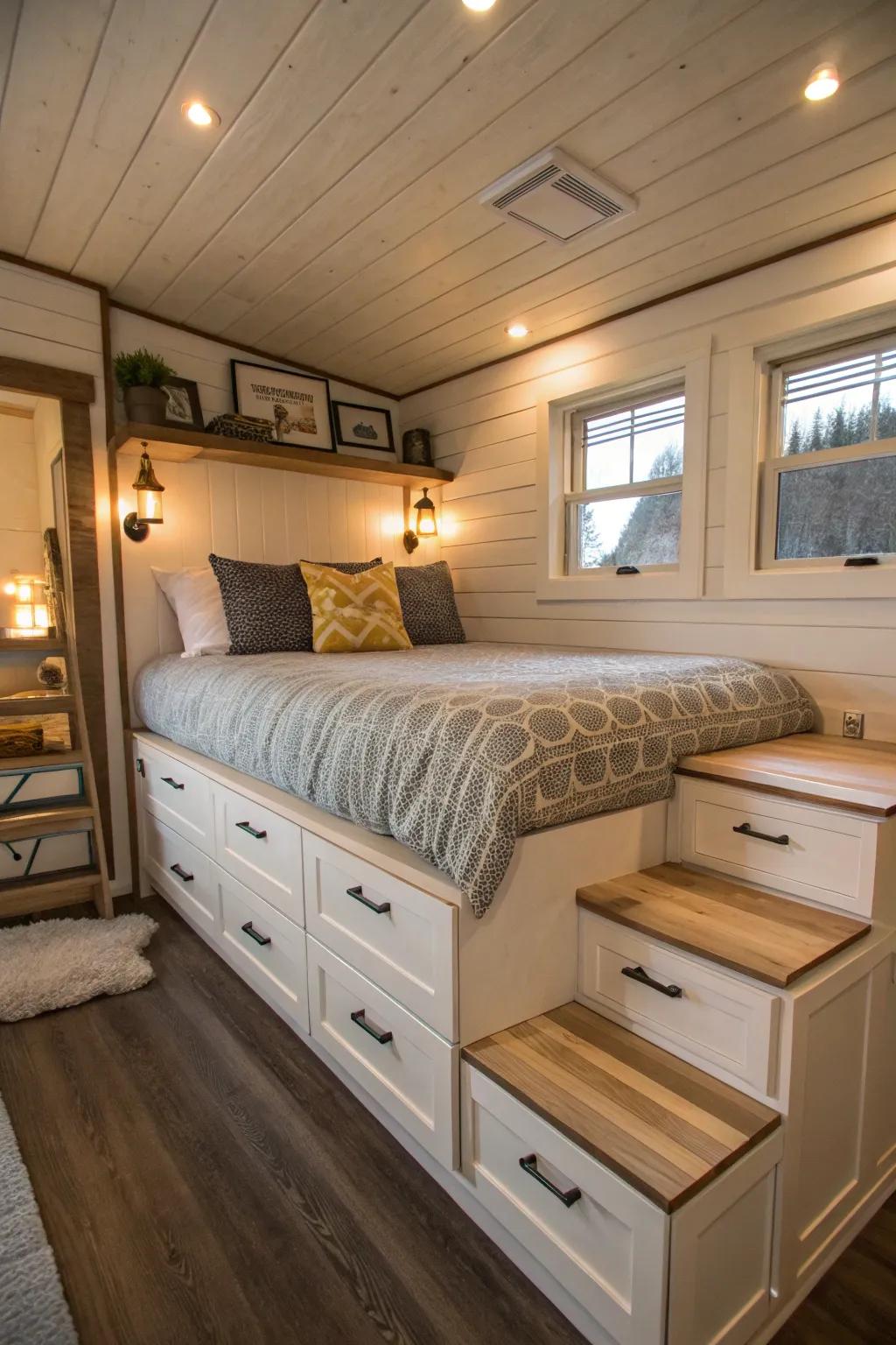 More functionality, less space.