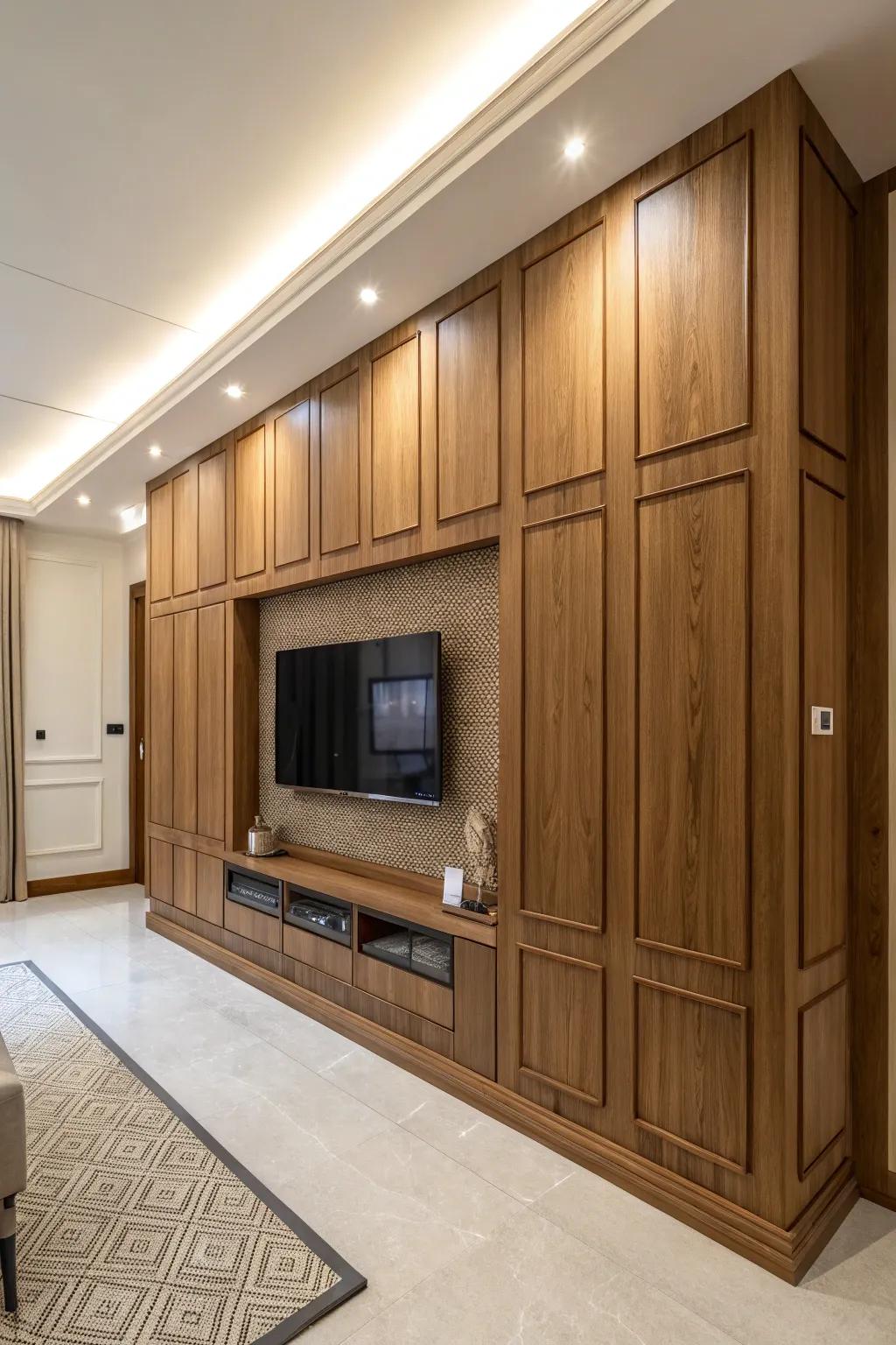 Make a statement with a highlighted wall that features your TV.