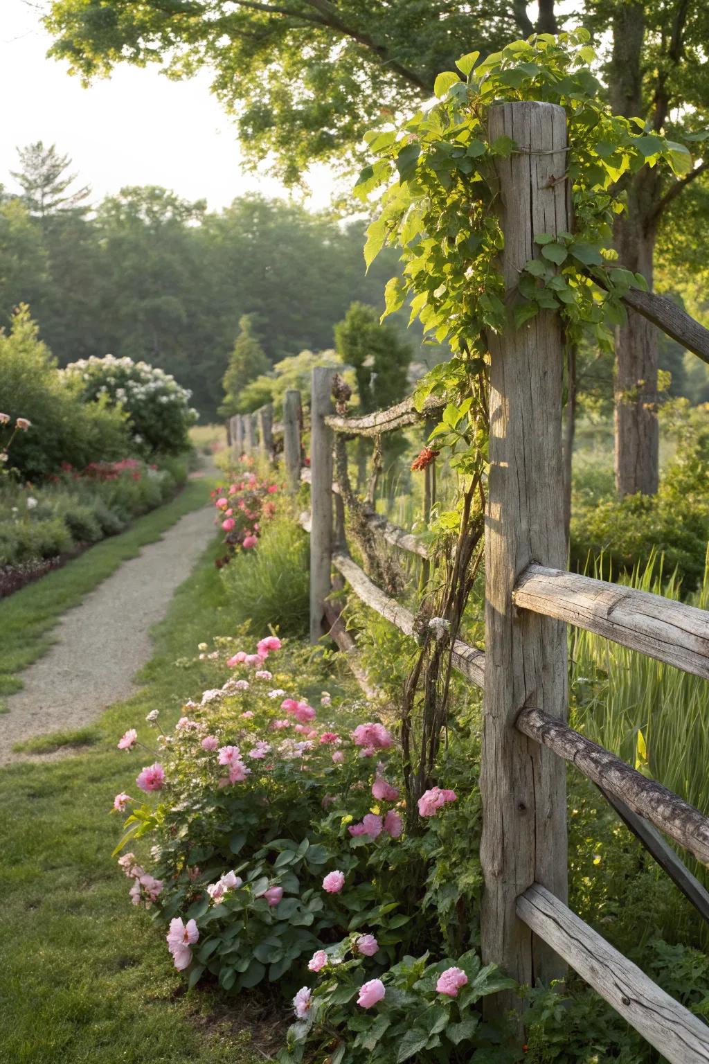 Natural wood coatings create a cozy, rustic allure.