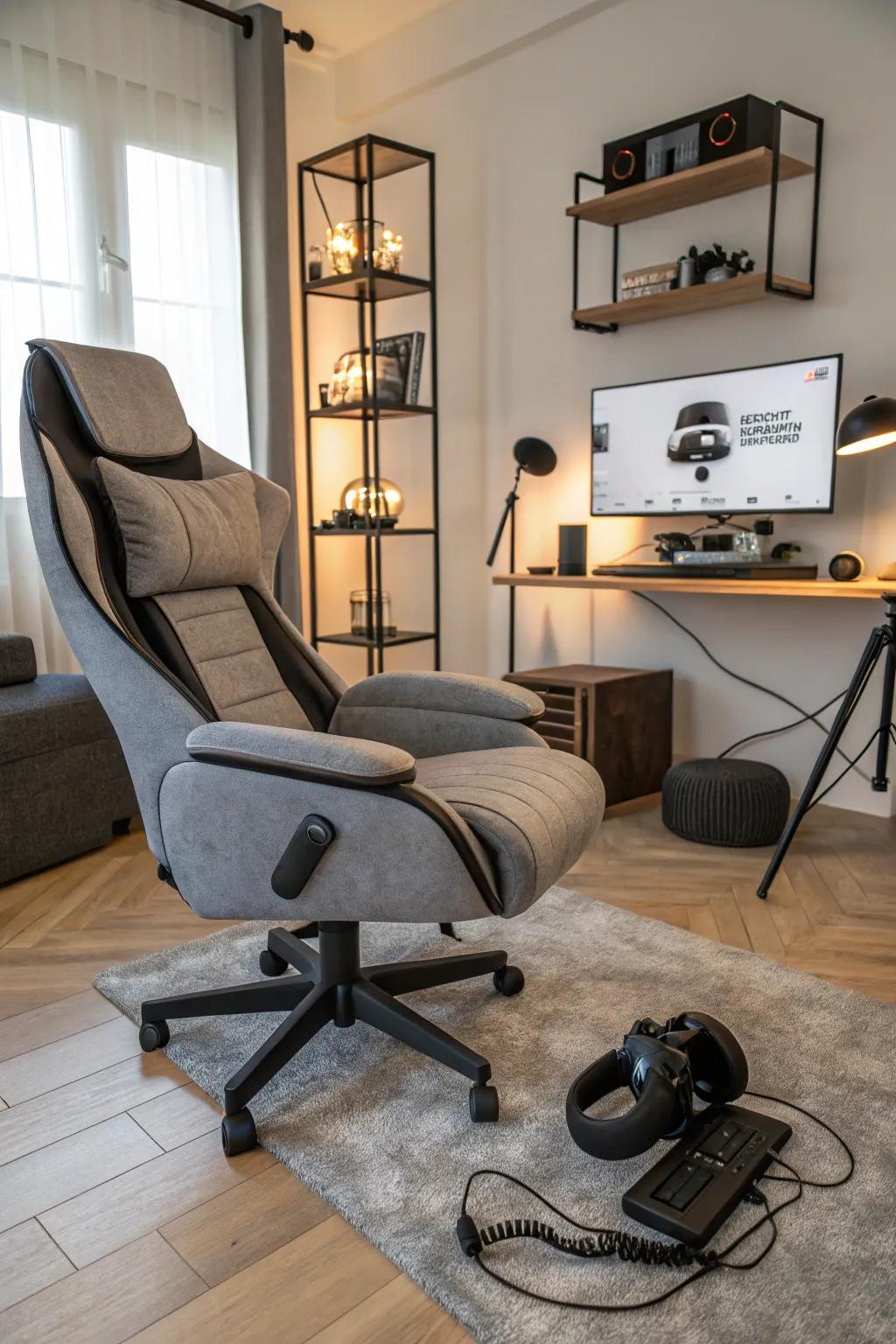 Kick back in style with a chair that's all about comfort and support.
