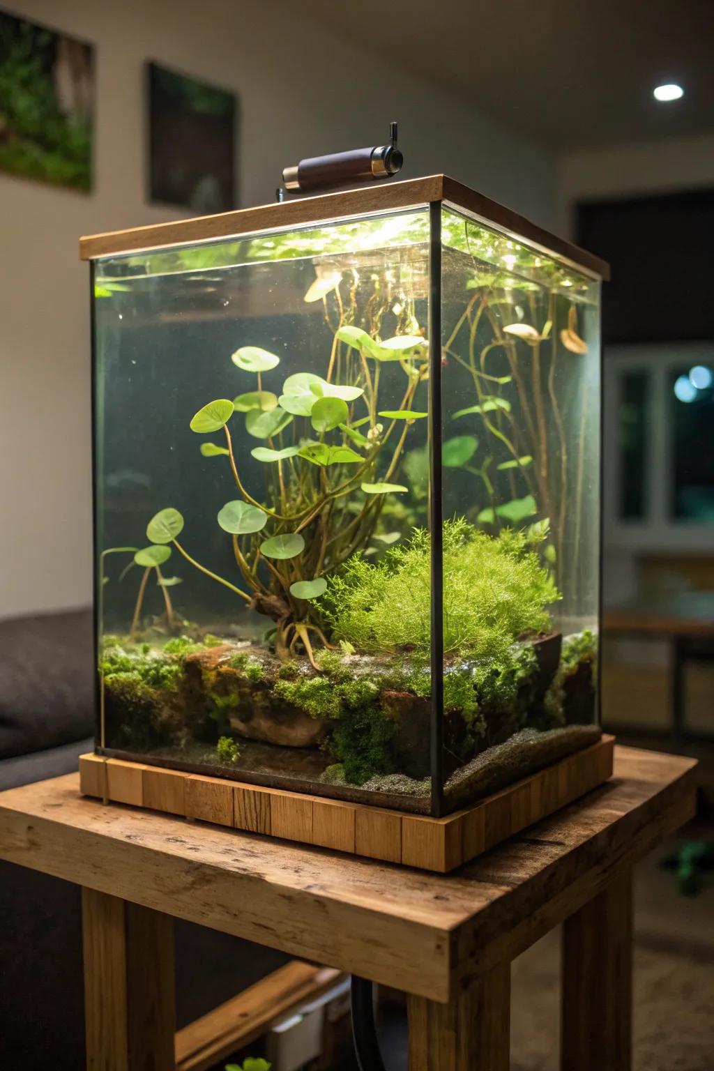 Floating plants inject dynamic movement and profoundness into your tank.