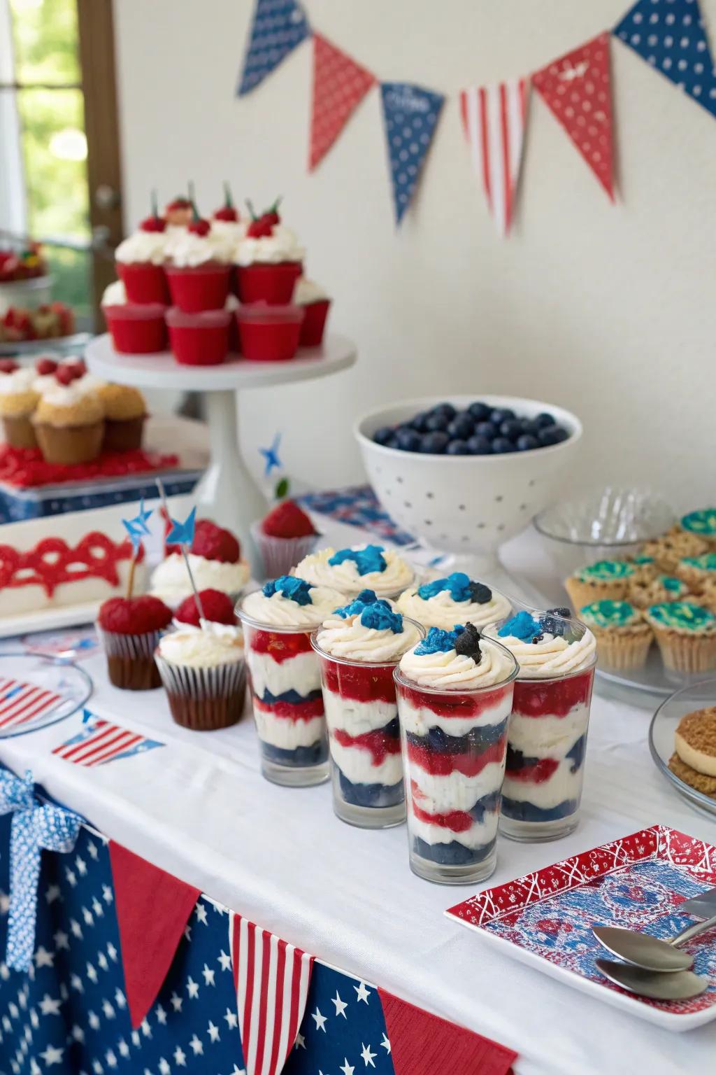 Enjoy colorful desserts that look as delightful as they taste.