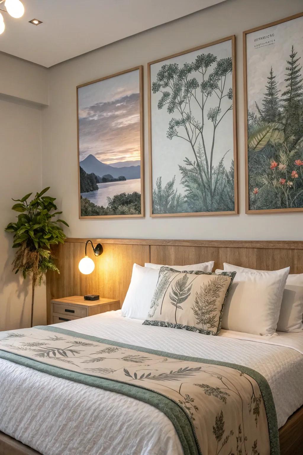 Cherish peace with art inspired by nature.