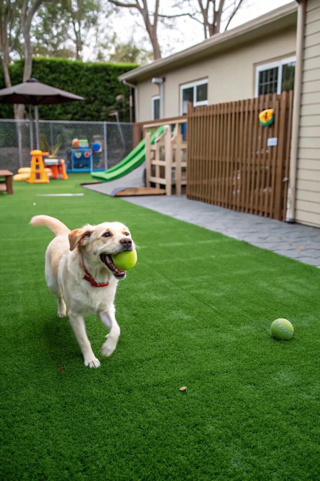 Retain your furry companions content with a resilient, animal-safe play space.