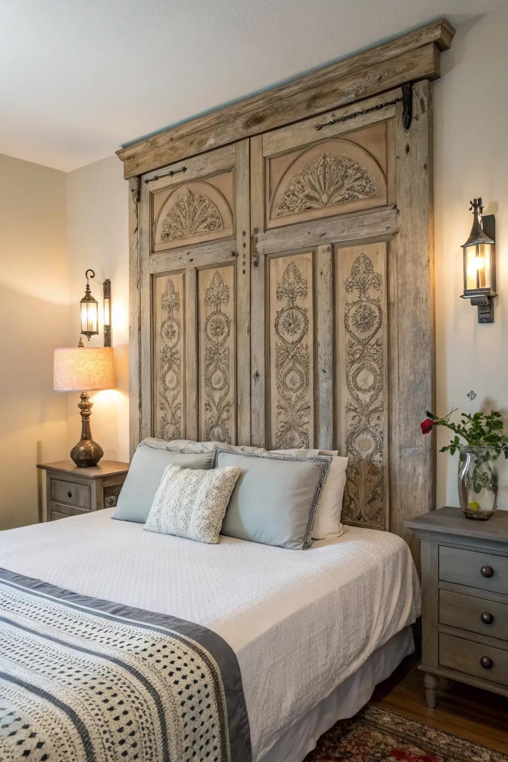 An artistic bed frame can change the whole vibe of your bedroom.