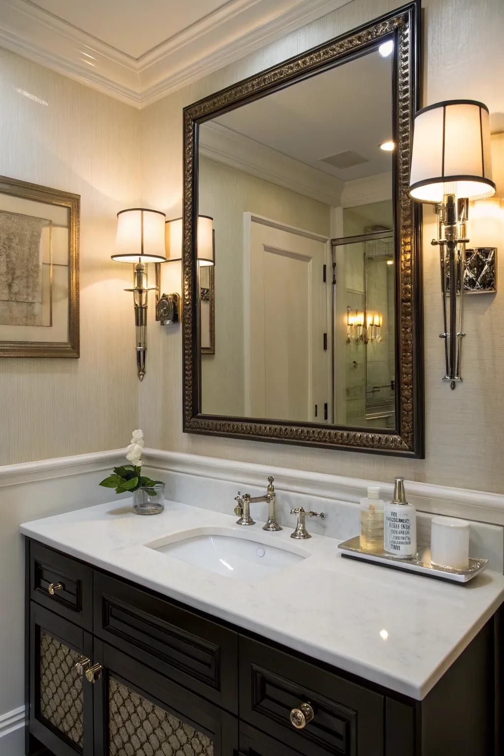 Lighting is essential for setting the desired mood in your bathroom.