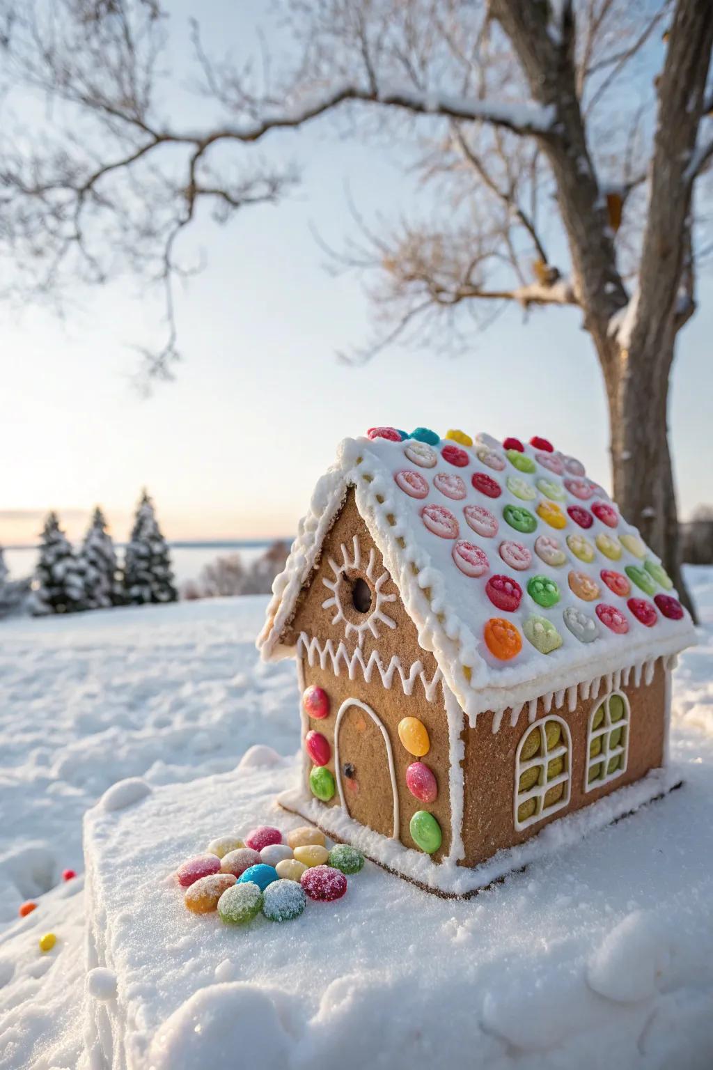 Confection shells append a charming beachside intimation.