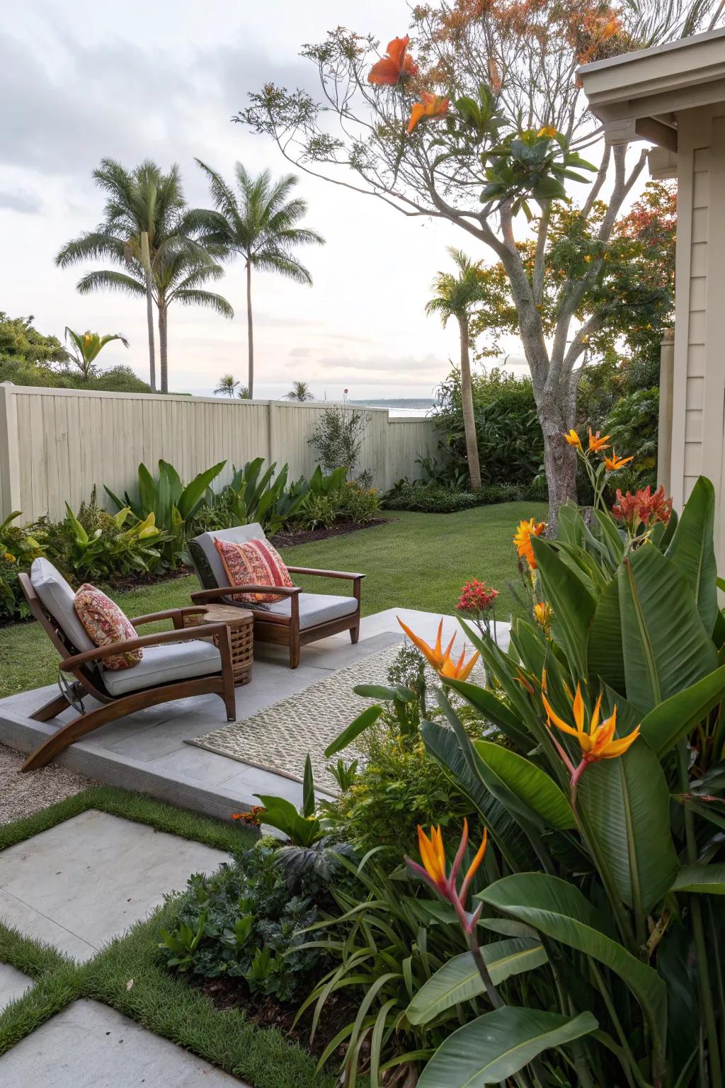 Craft a serene escape with Bird of Paradise in your backyard.