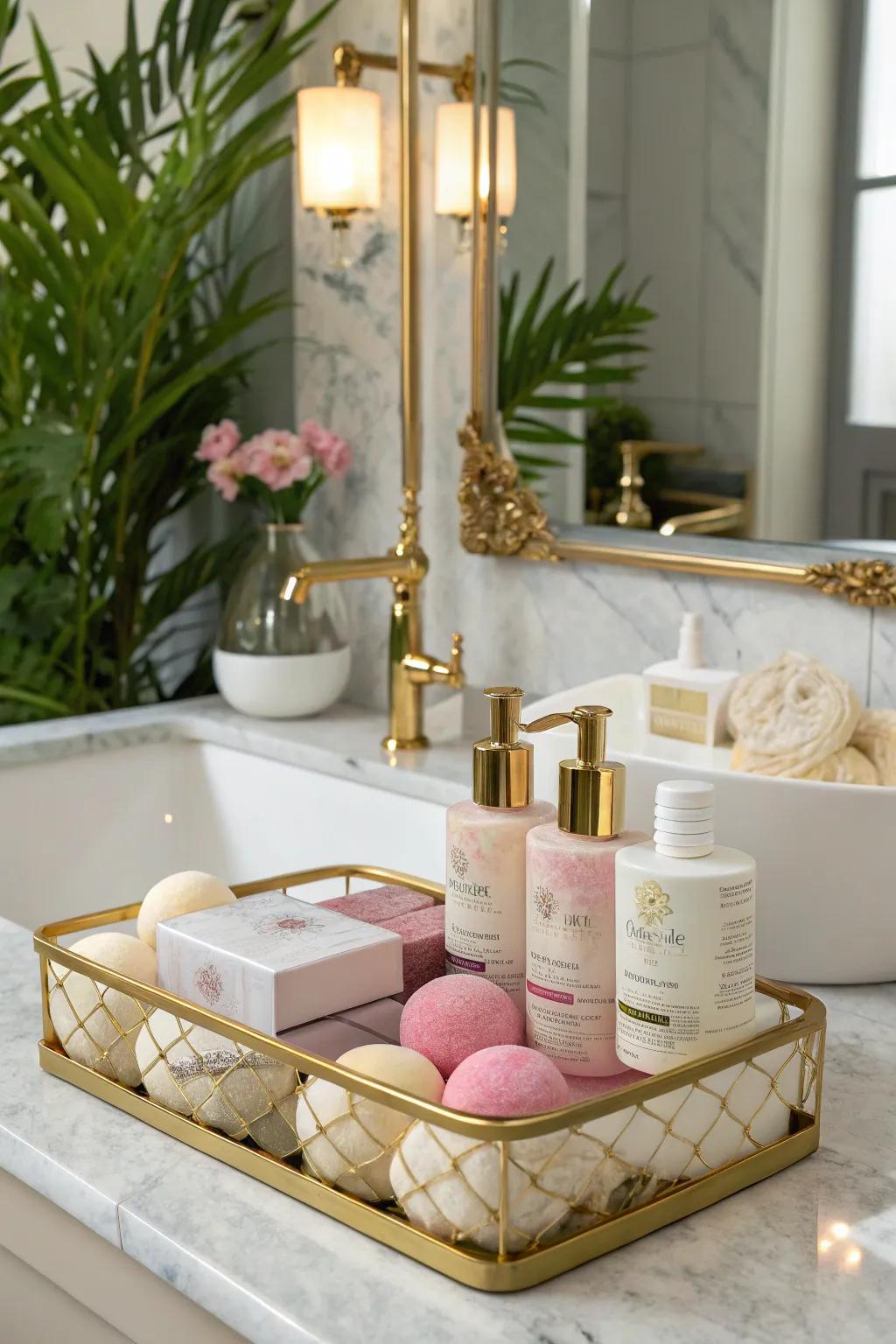 Pampering sets deliver a hint of lavishness and leisure.