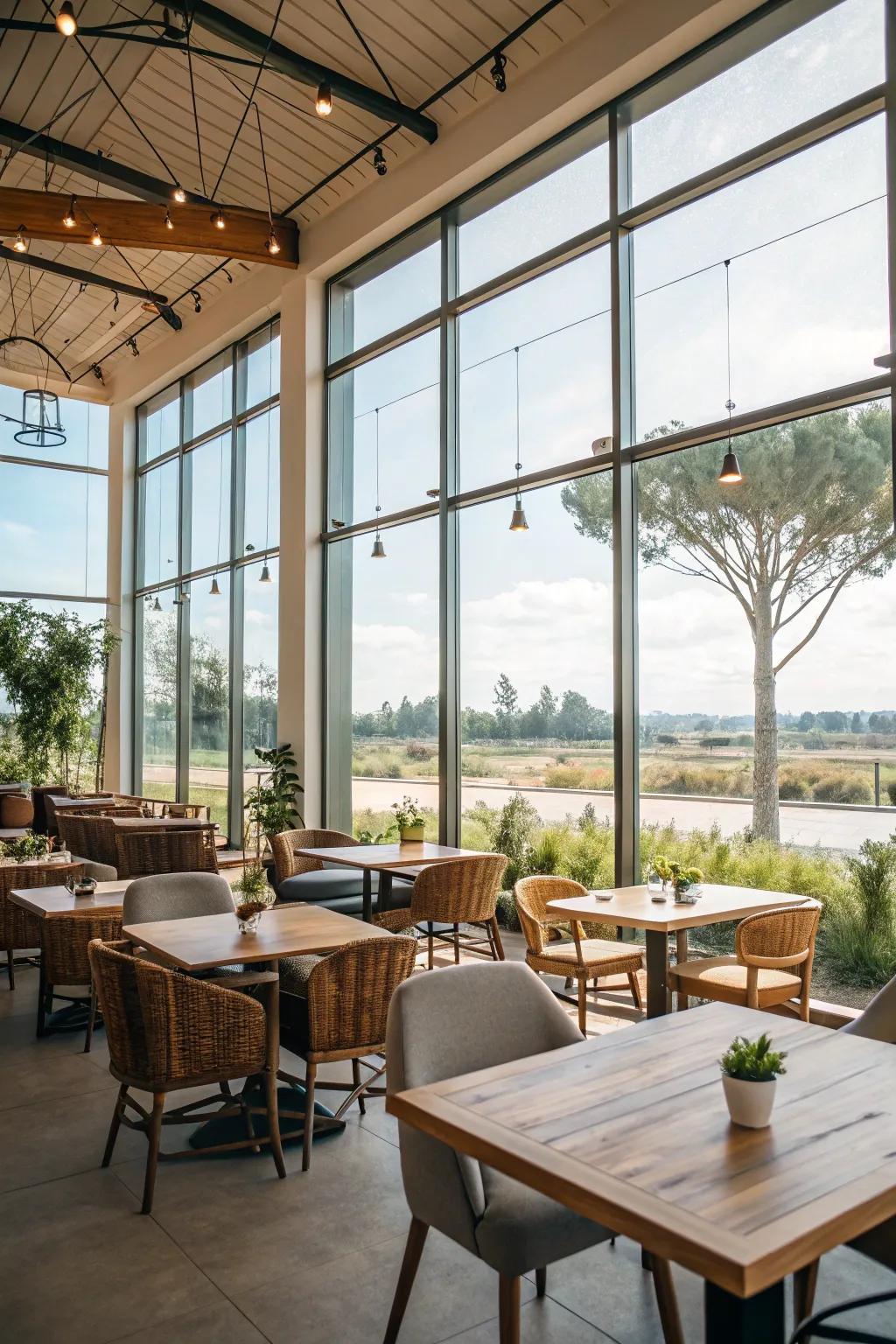 A sunlit, spacious area encouraging relaxation.