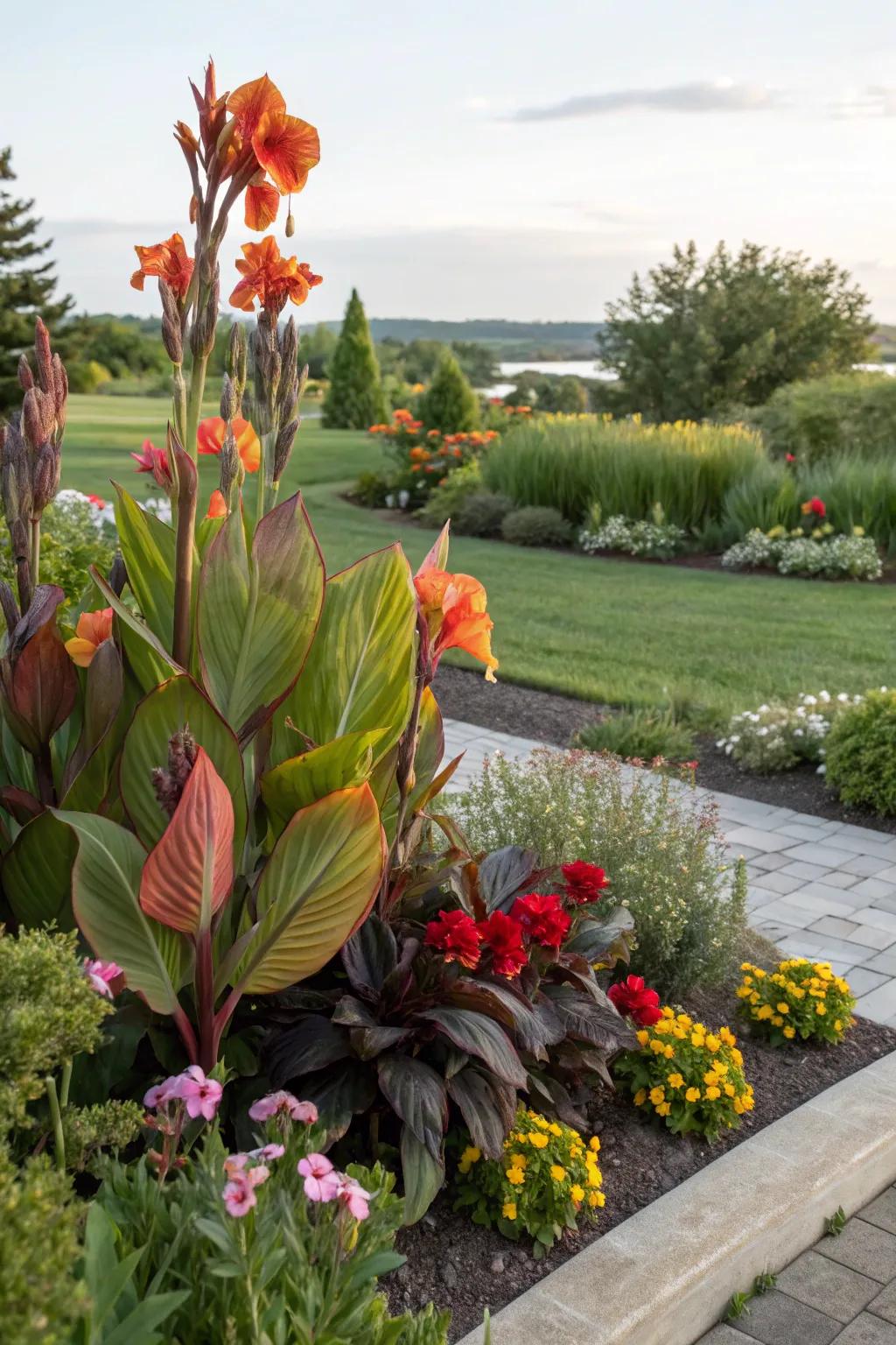 Craft mesmerizing centerpieces with canna lilies.