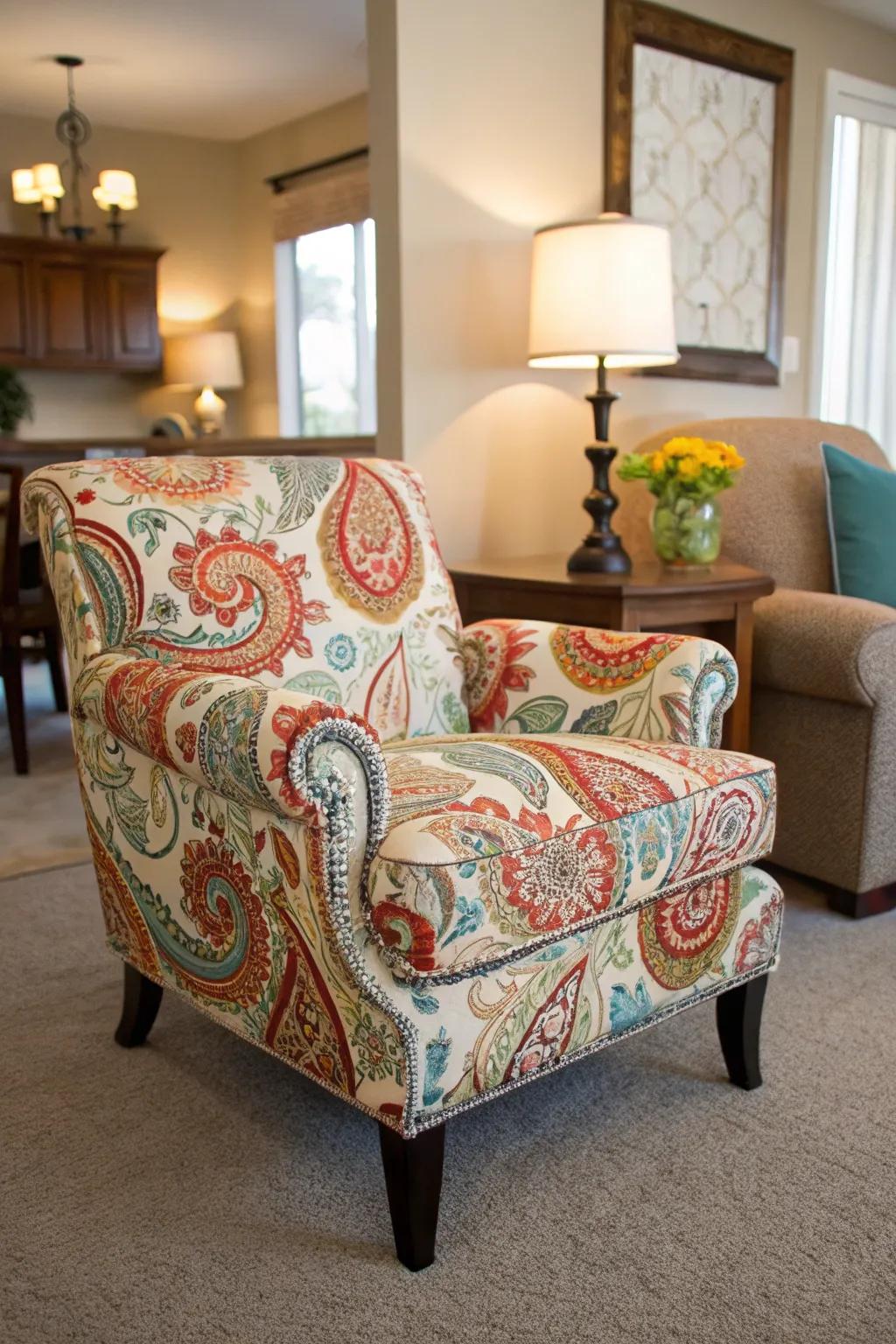 An accent chair has the capability to be the spotlight of your decor.