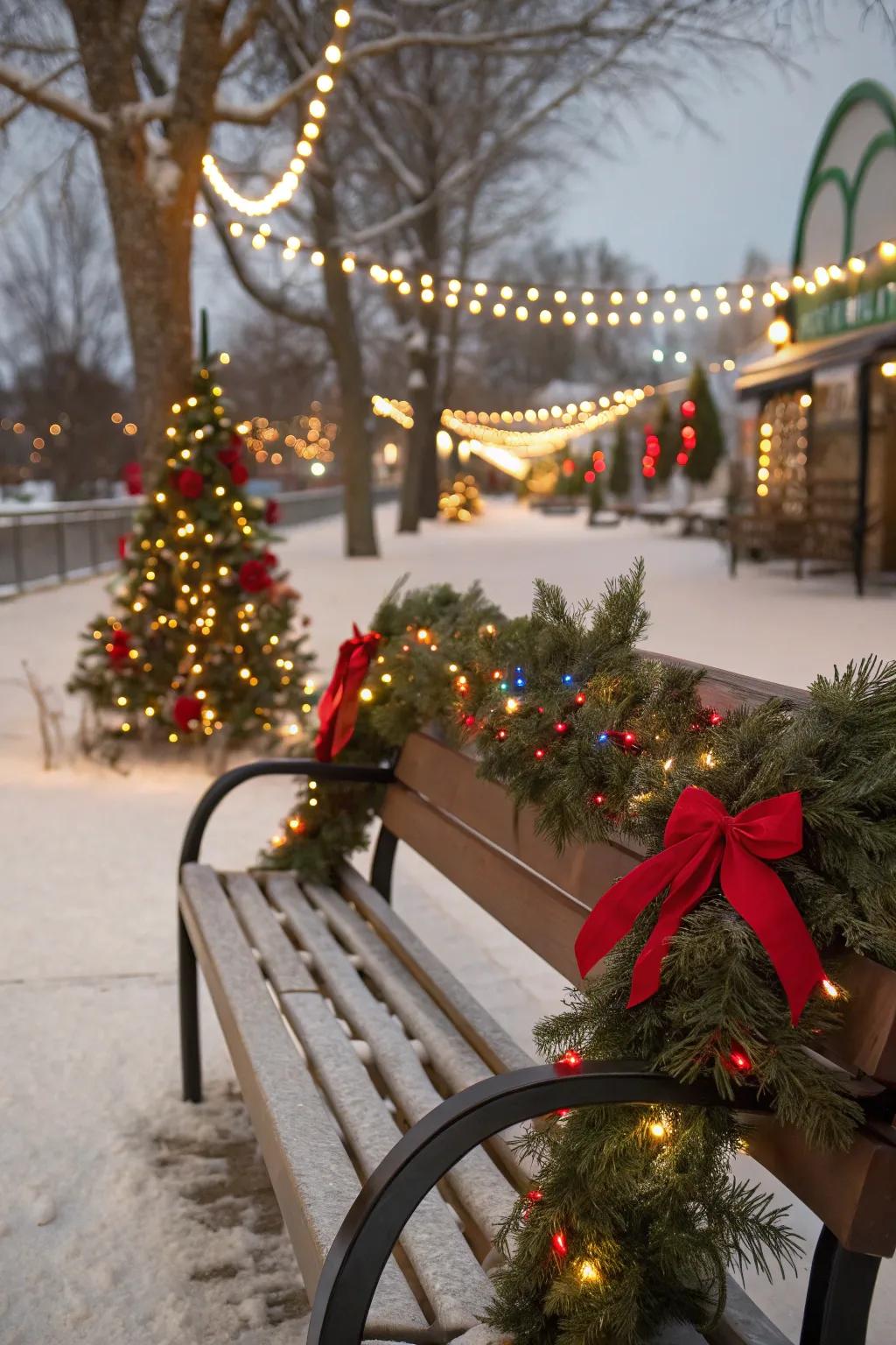 Foliage amplifies the innate allure of holiday trimmings.