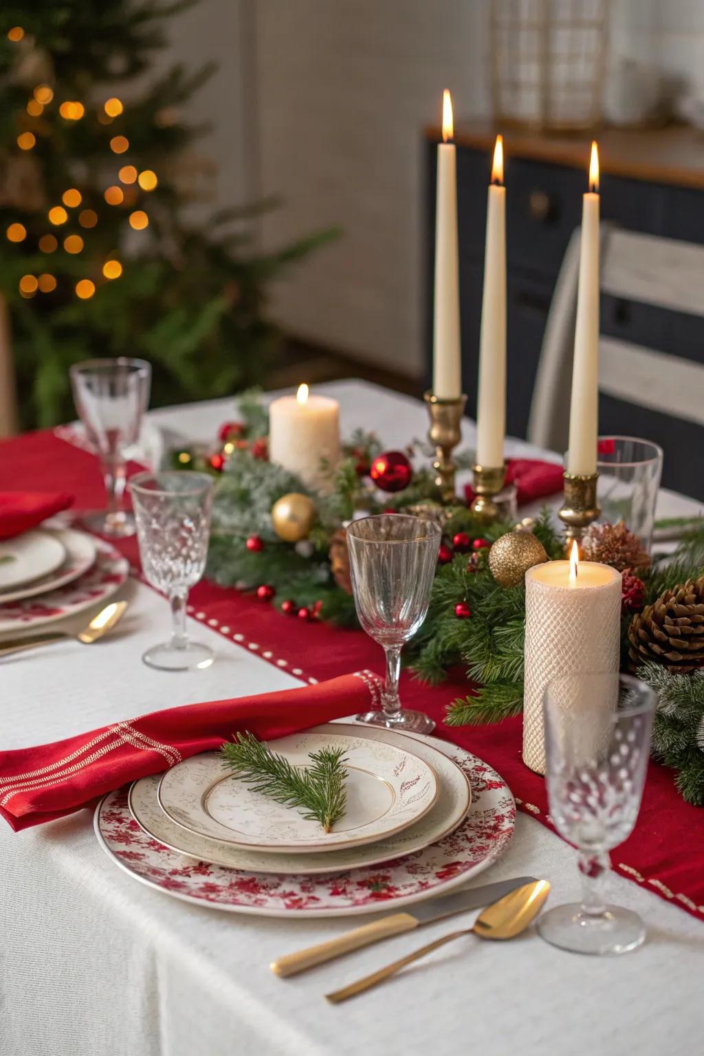Foster an inviting atmosphere with sophisticated table settings.