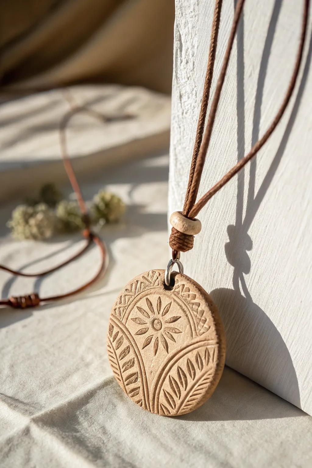 Perfect your style with the enduring elegance of layered clay ornaments.