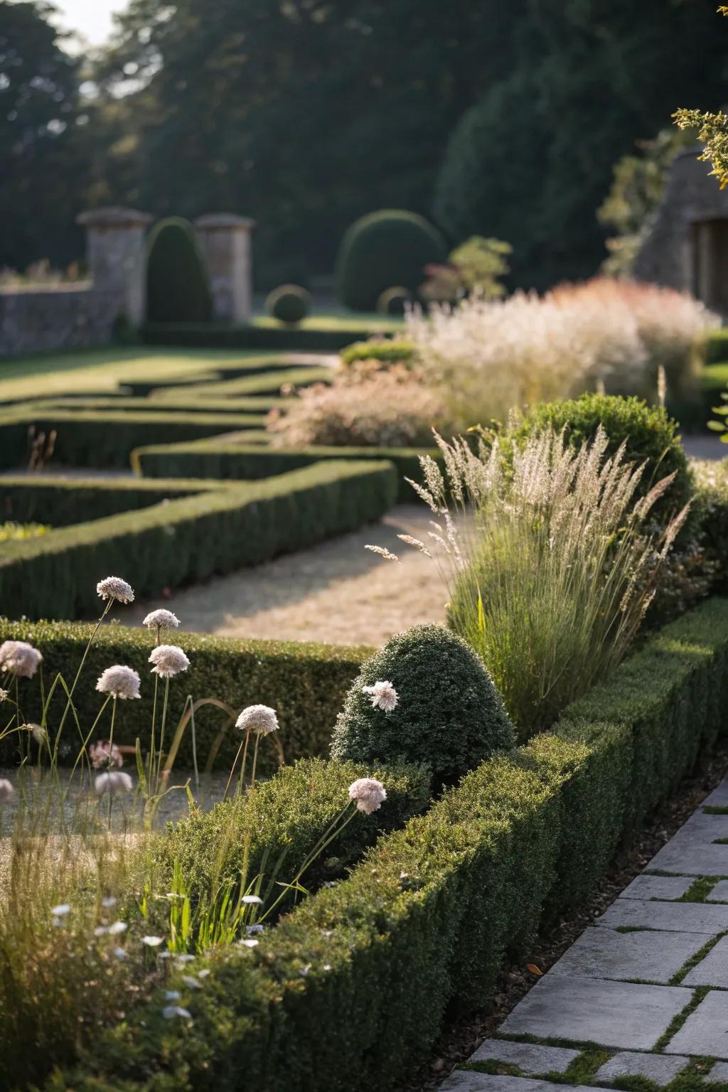 Simple greenery emphasizes natural beauty.