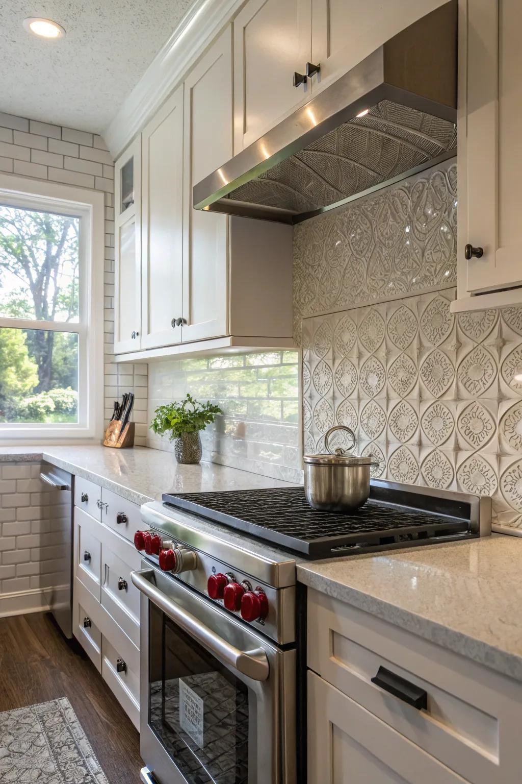 Textural variety enhances depth and visual interest in kitchen designs.