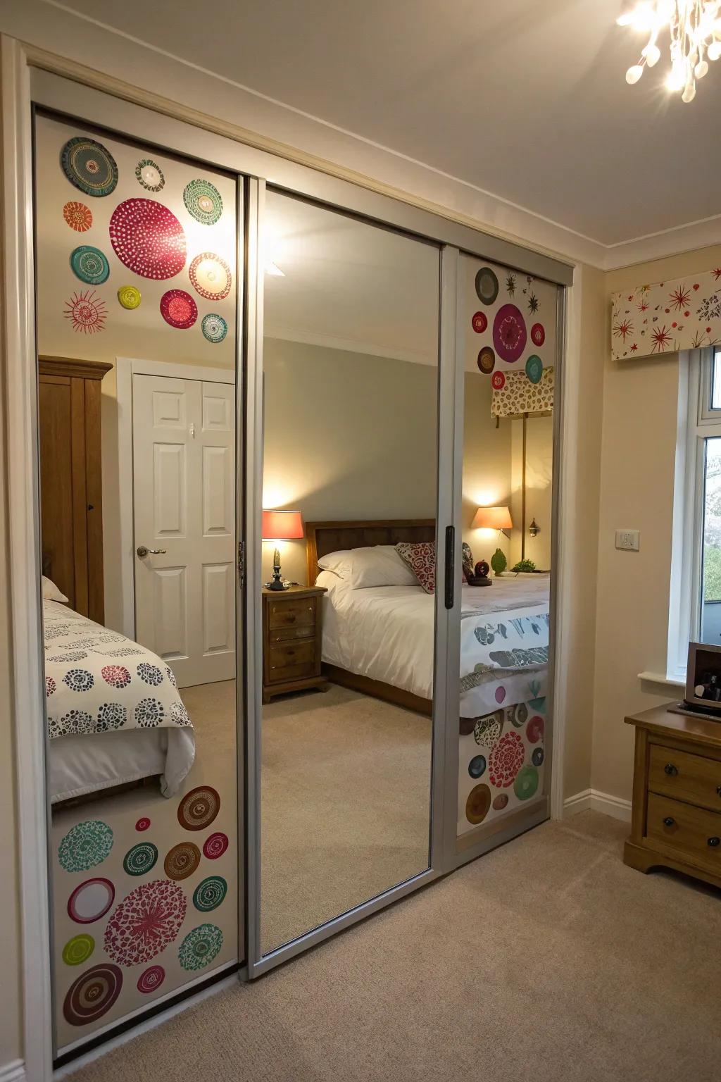Adhesive vinyls provide a tailored accent without permanence.