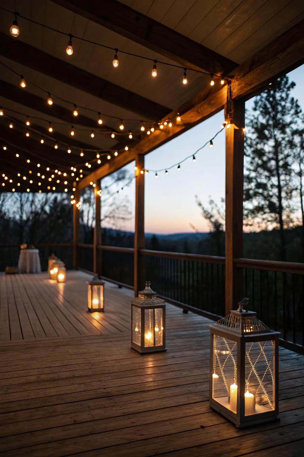 Establish a bewitching ambiance with carefully positioned subtle lighting.