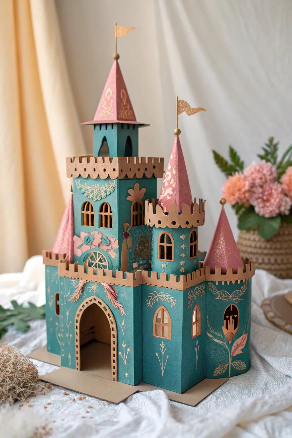 Convert ordinary cardboard into a magical kingdom filled with creativity and a burst of color!