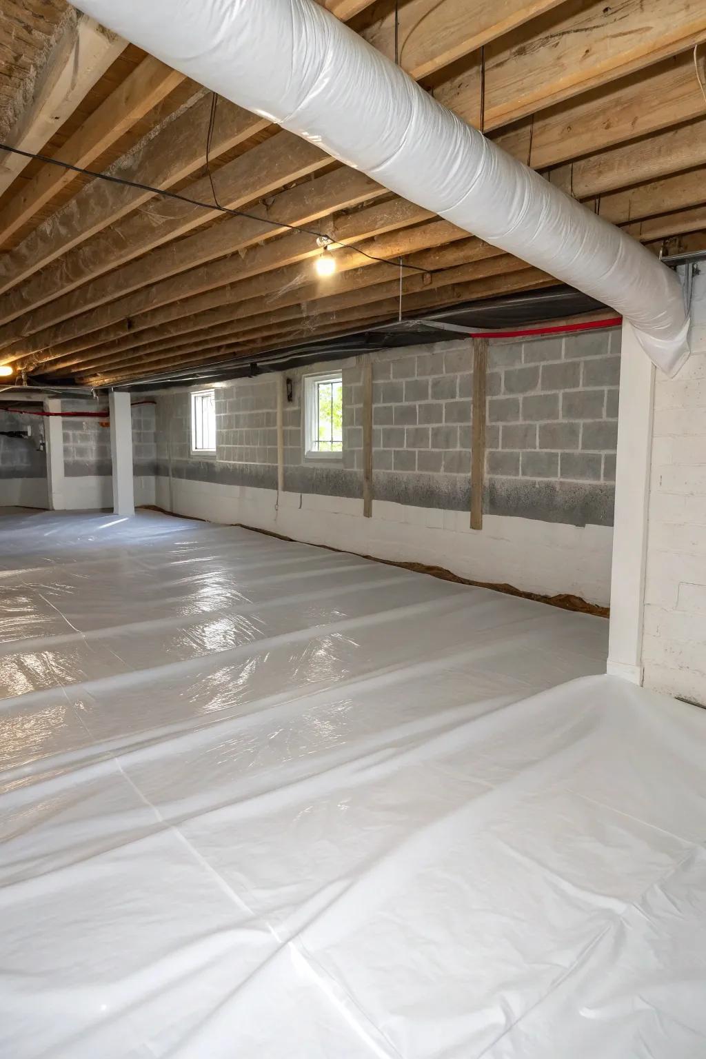 A damp-proof membrane keeps moisture away, keeping your stored items safe and sound.