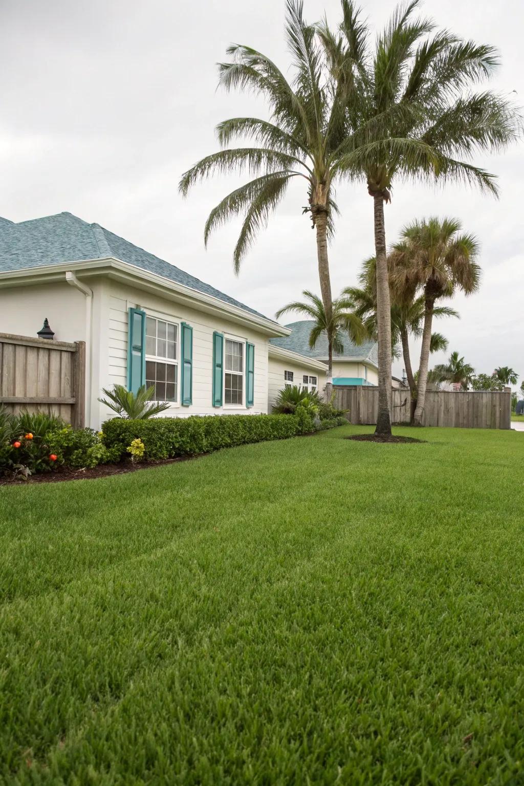 A green lawn boosts the elegance and orderliness of your home.