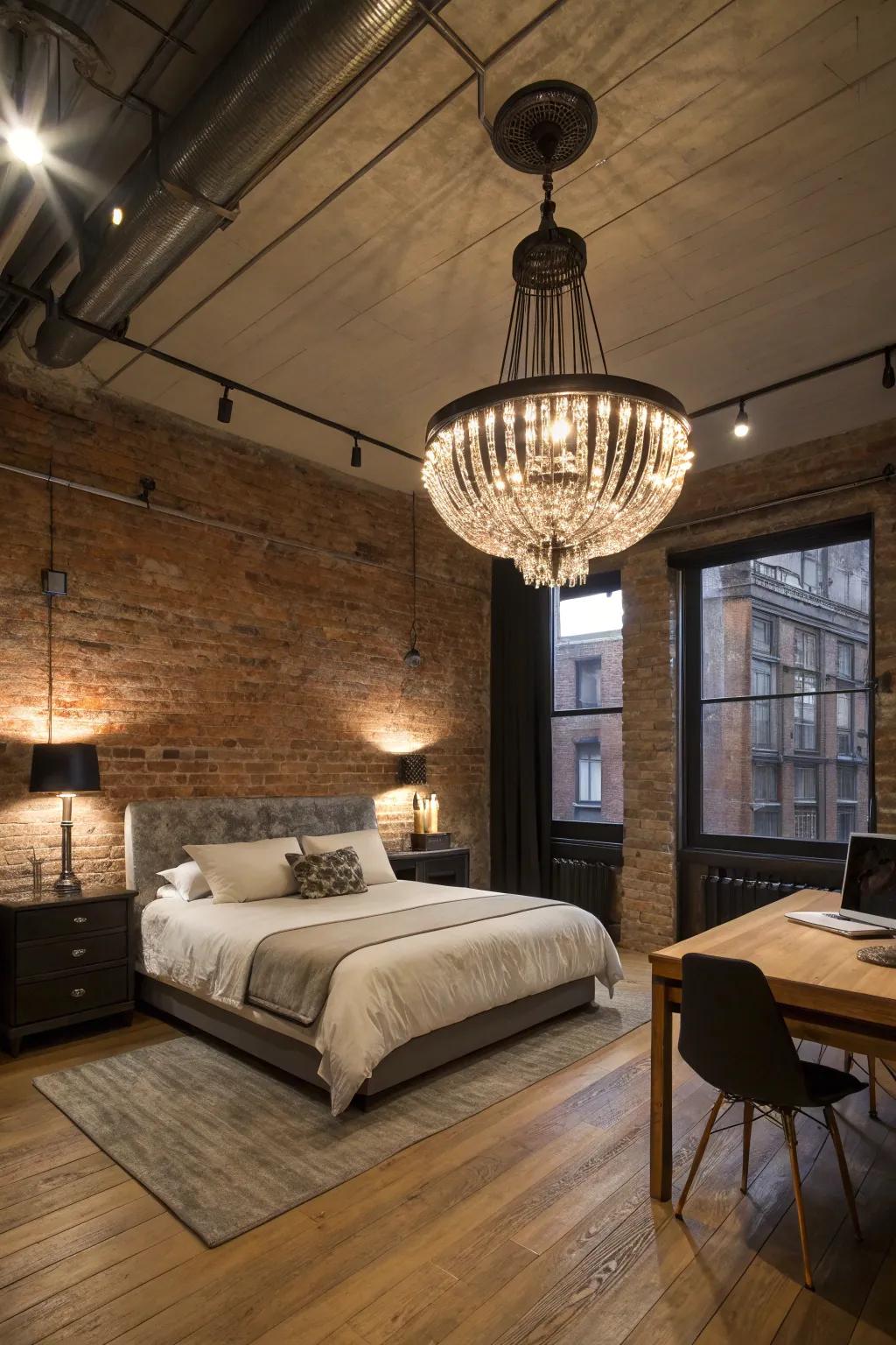 Striking lighting solutions such as industrial pendants fashion remarkable focal points.