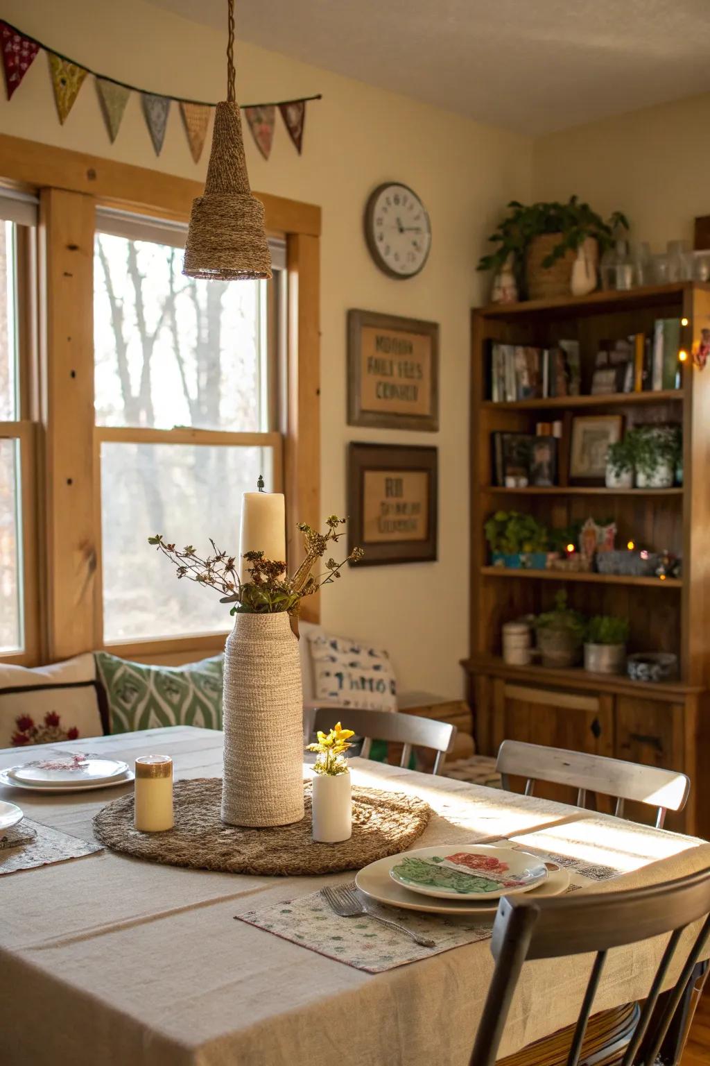 Customize your dining room with imaginative DIY projects.