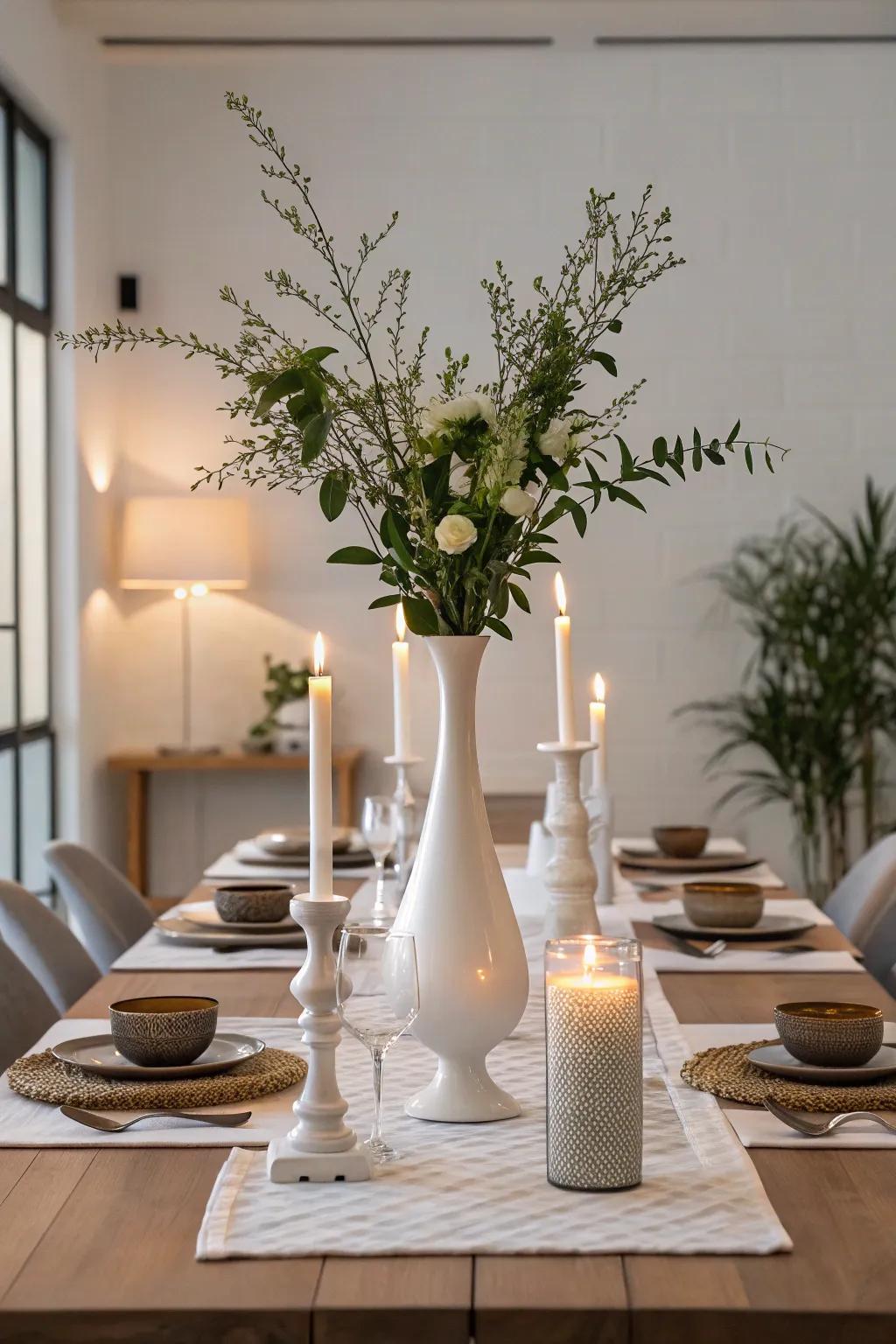 Symmetry introduces order and elegance to your table setup.