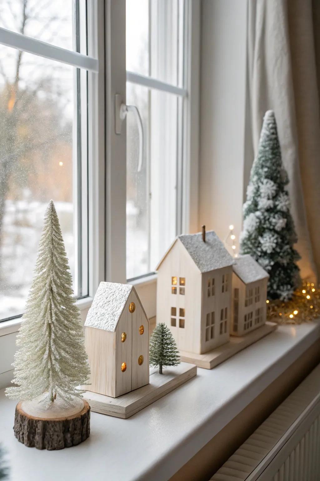 Turn your window ledge into a calm winter getaway with a minimalist small display&mdash;made with love and a hint of Nordic appeal.