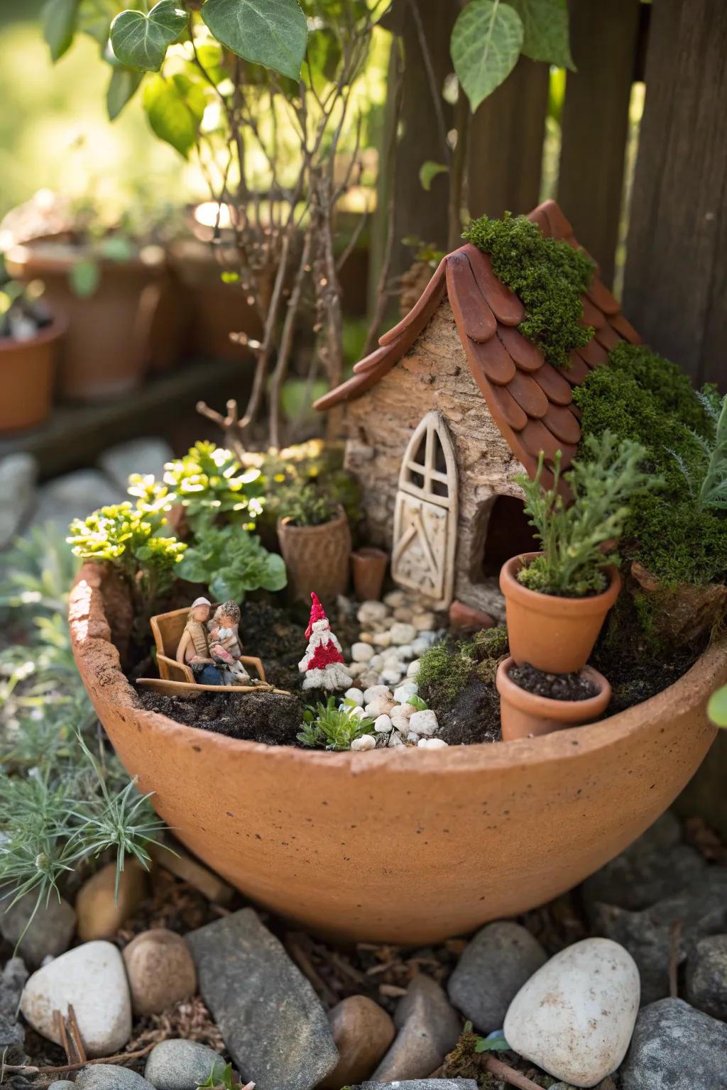 Step into a world of wonder with this amazing enchanted garden&mdash;where dreams come alive among little wonders.