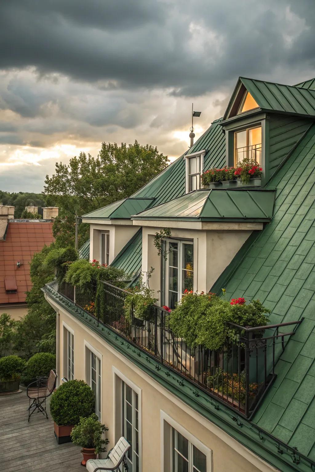 A living roof delivers natural protection and aesthetic charm.