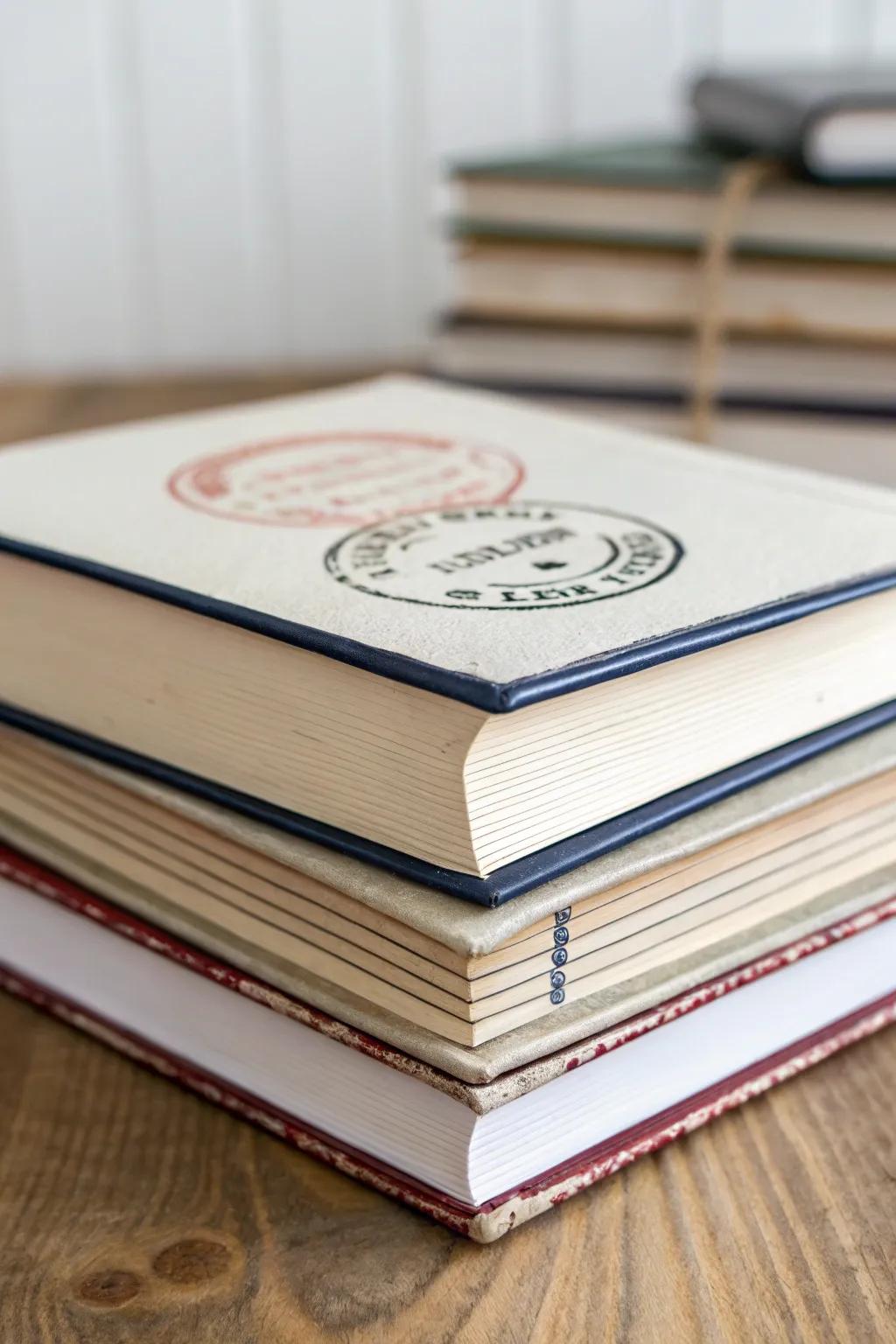 Identify your cherished reads with a personalized mark.