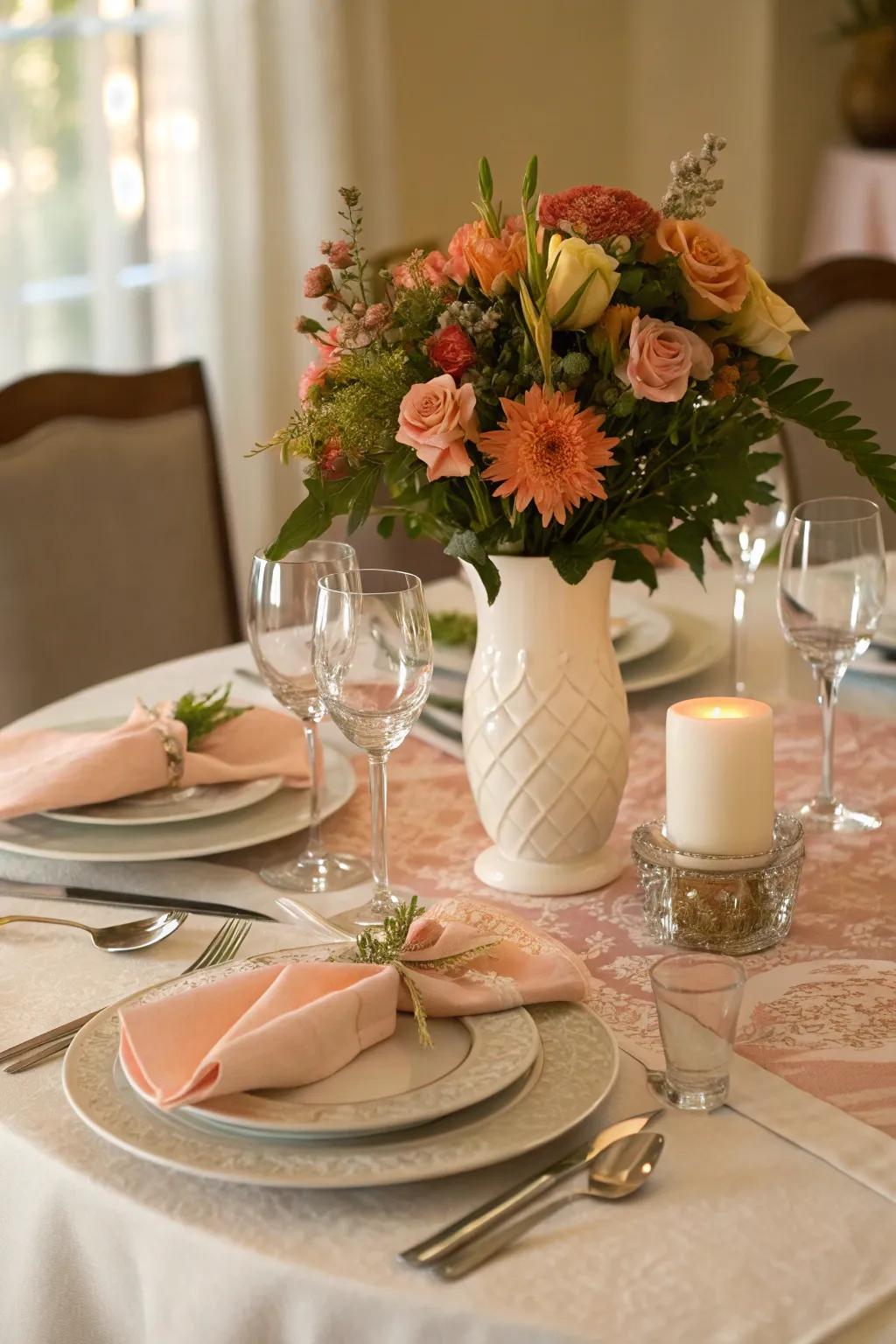 Coordinated themed tables offer a unified aesthetic.